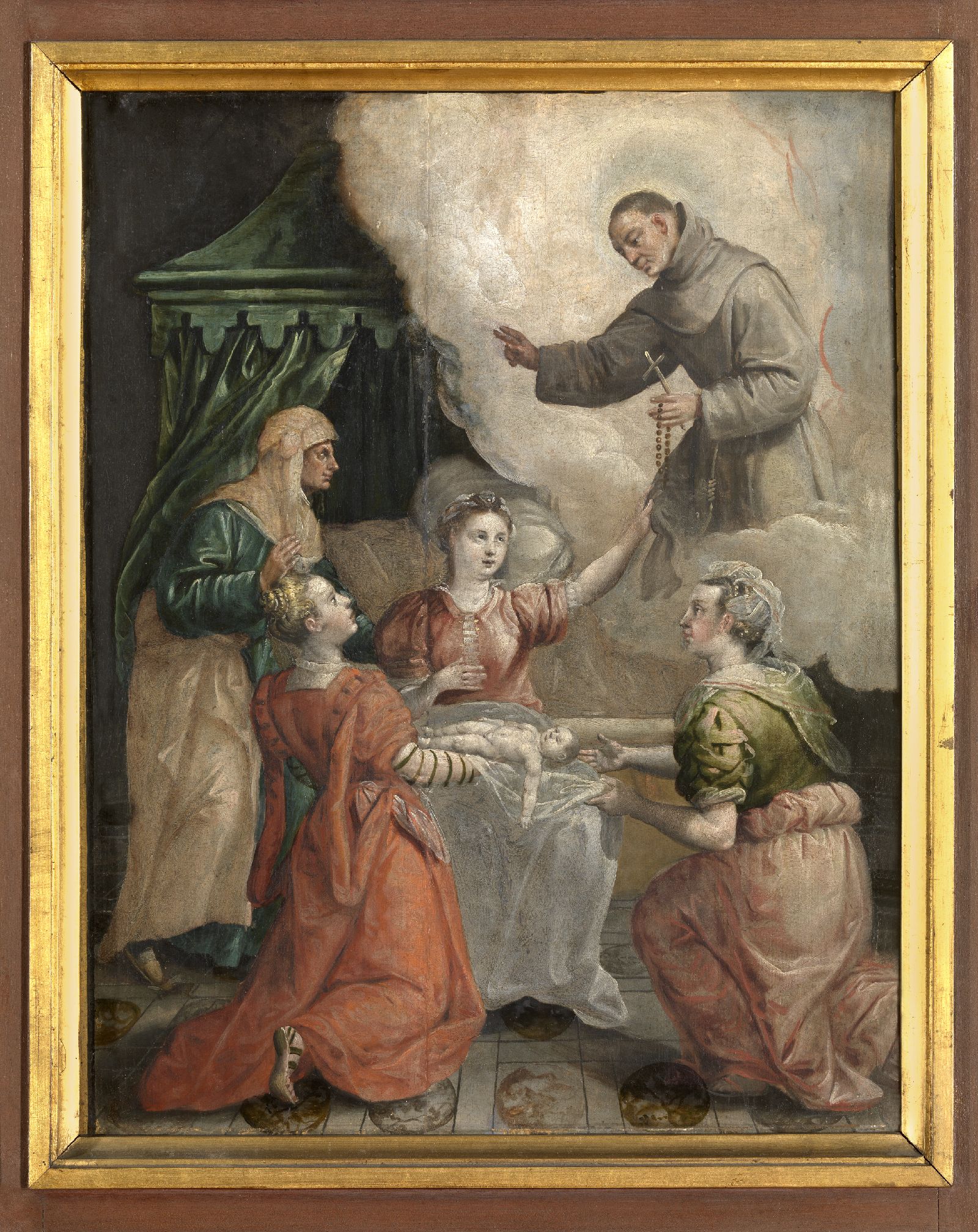 Maerten de Vos, Saint Didacus Helps with a Difficult Birth