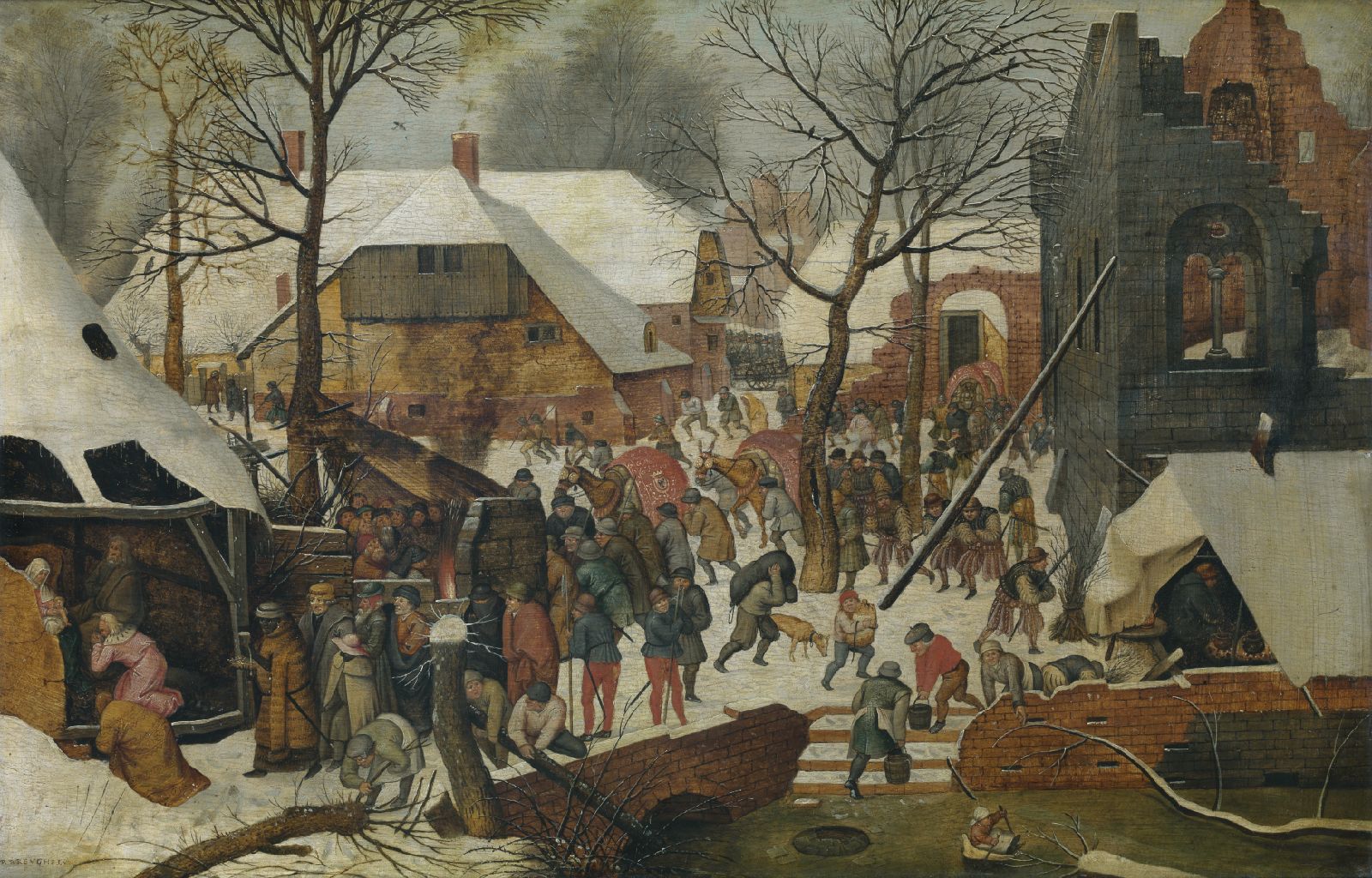 Pieter Brueghel II, The Adoration of the Magi in the Snow