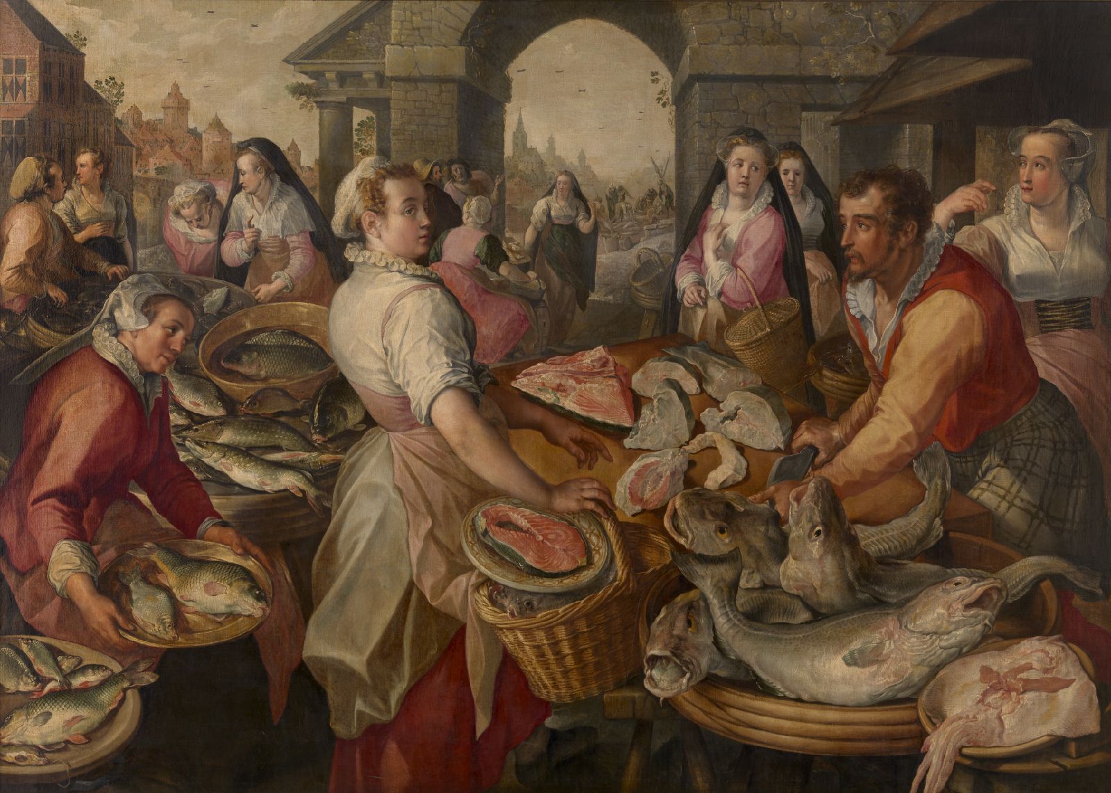 Joachim Beuckelaer, Fish Market