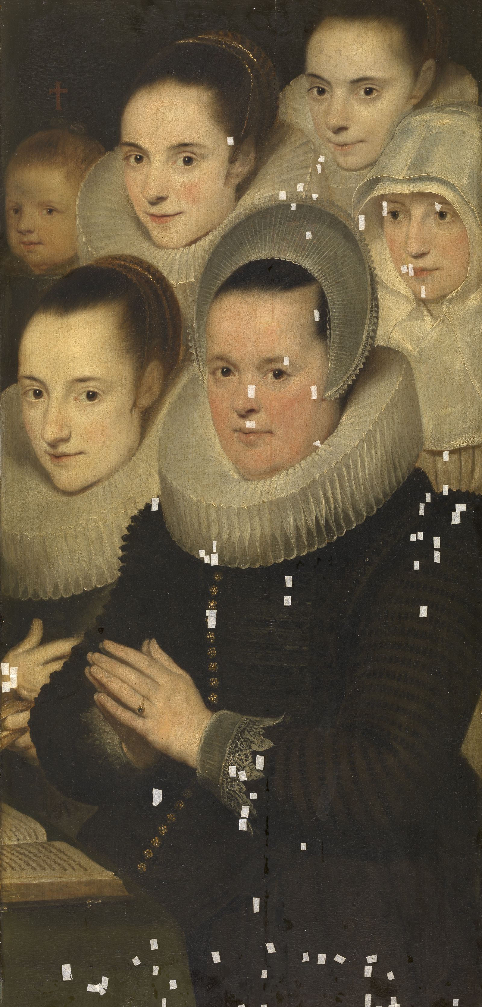 Cornelis de Vos, Wife of the donor with five daughters