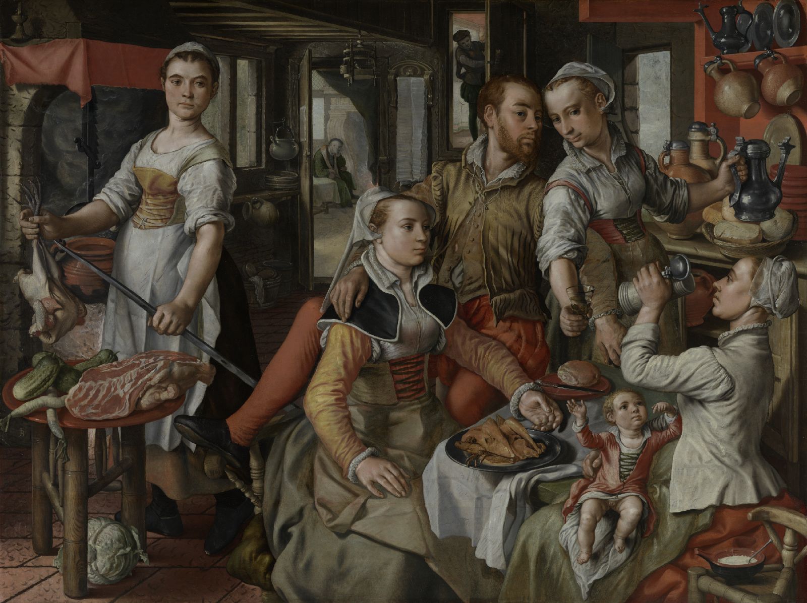 Joachim Beuckelaer, Brothel Scene