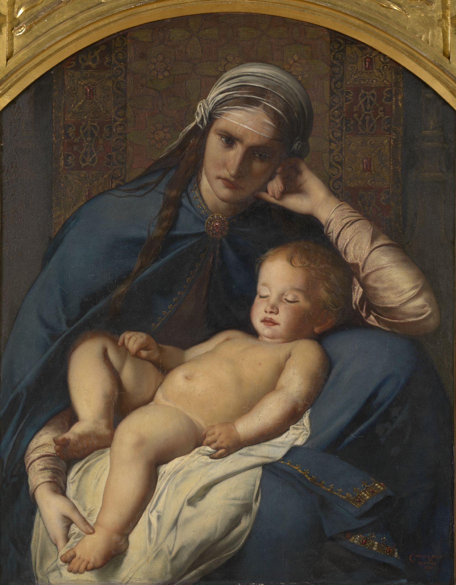 Charles Verlat, Mother of the Messiah and the Four Evangelists