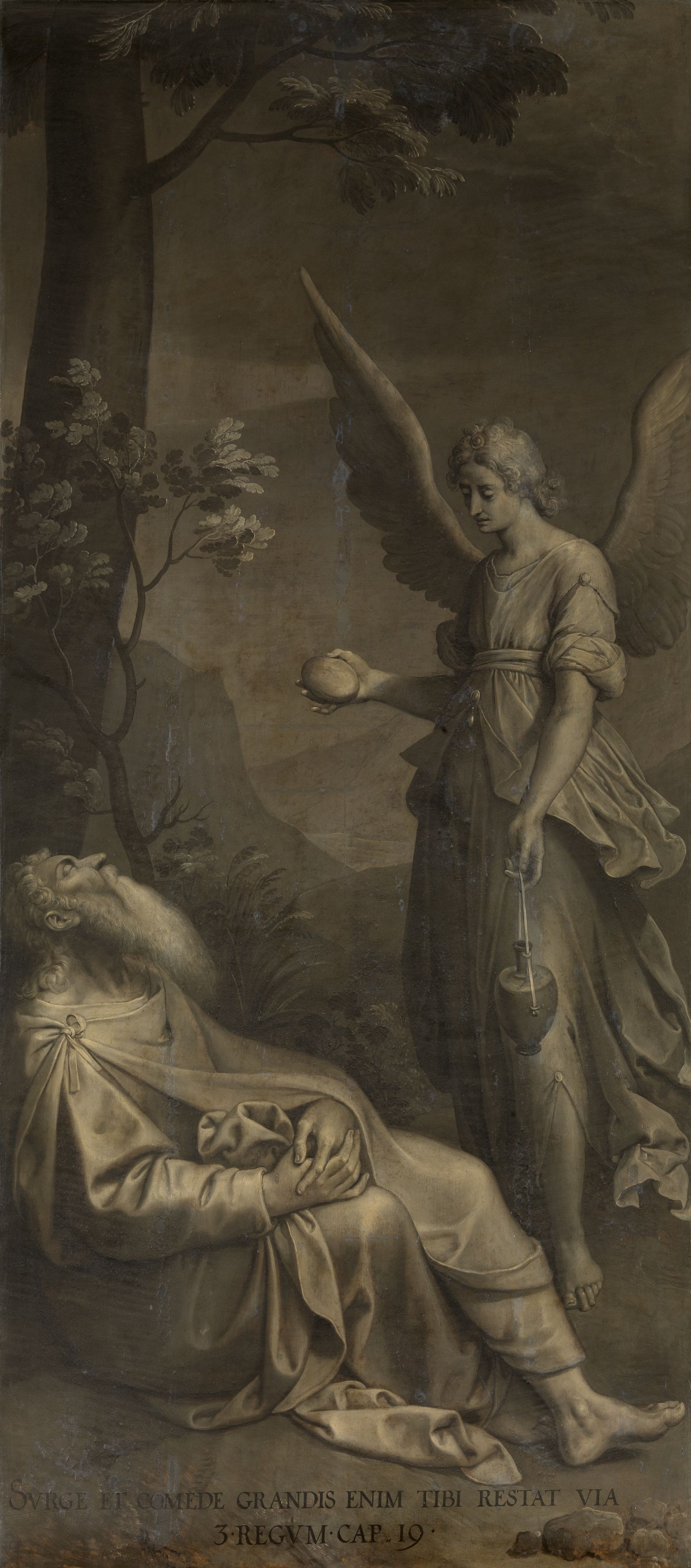 Ambrosius Francken I, Elijah Fed by an Angel