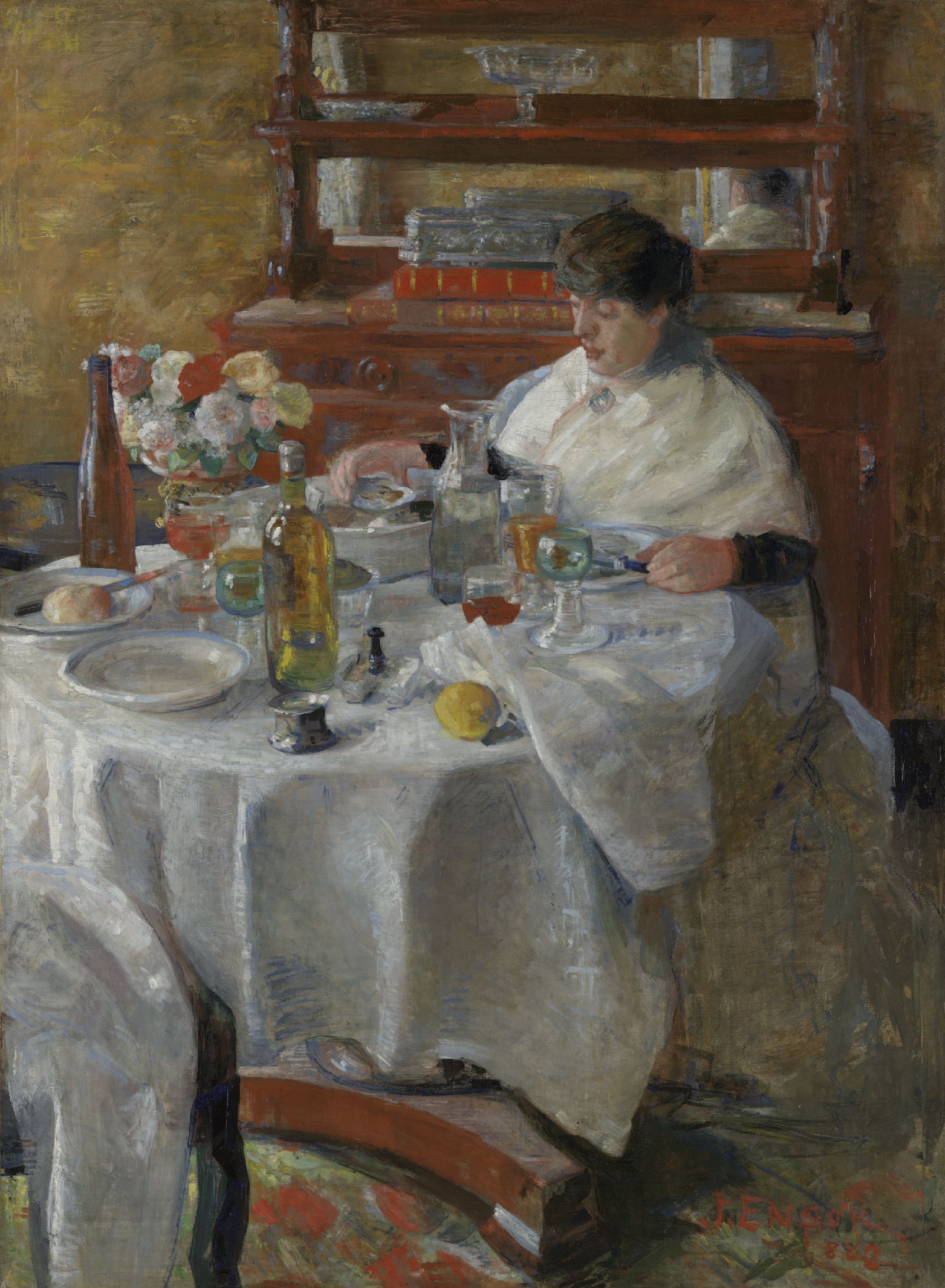 James Ensor, The Oyster Eater