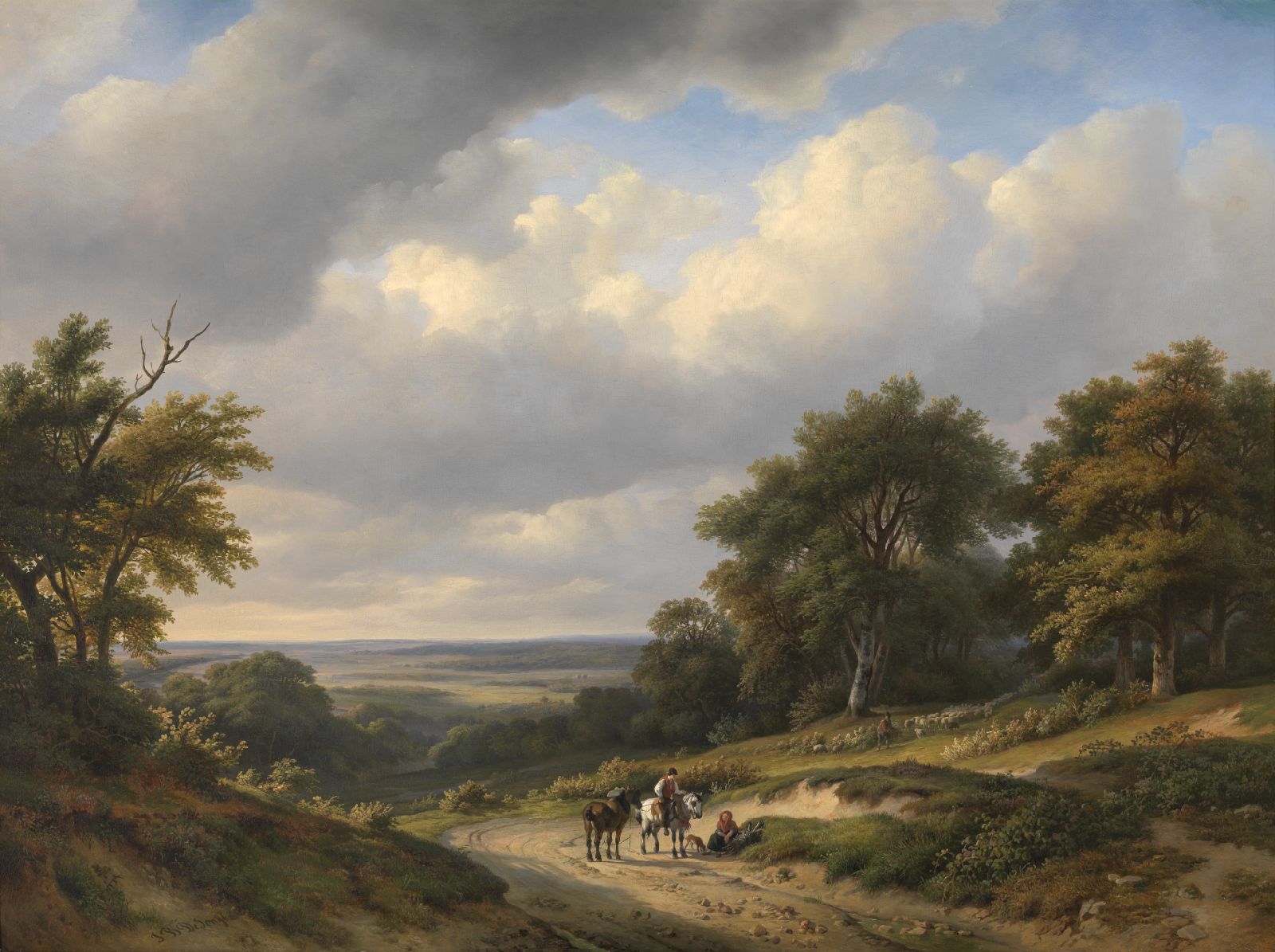 Jan Baptiste De Jonghe, Landscape in the Ardennes