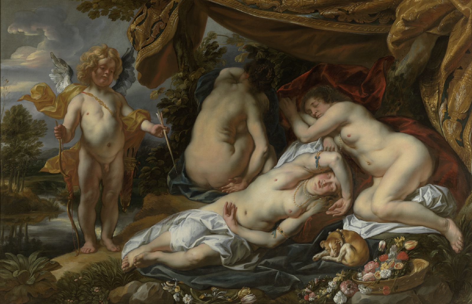 Jacob Jordaens I, Cupid and Psyche
