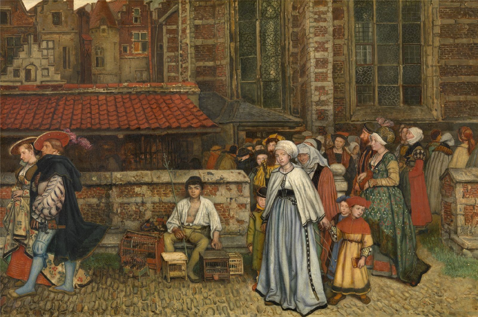 Henri Leys, After Mass
