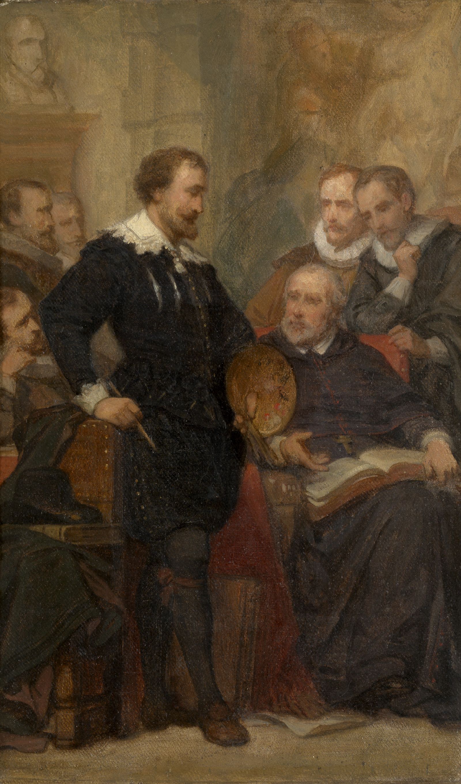 Nicaise De Keyser, Peter Paul Rubens in his Studio