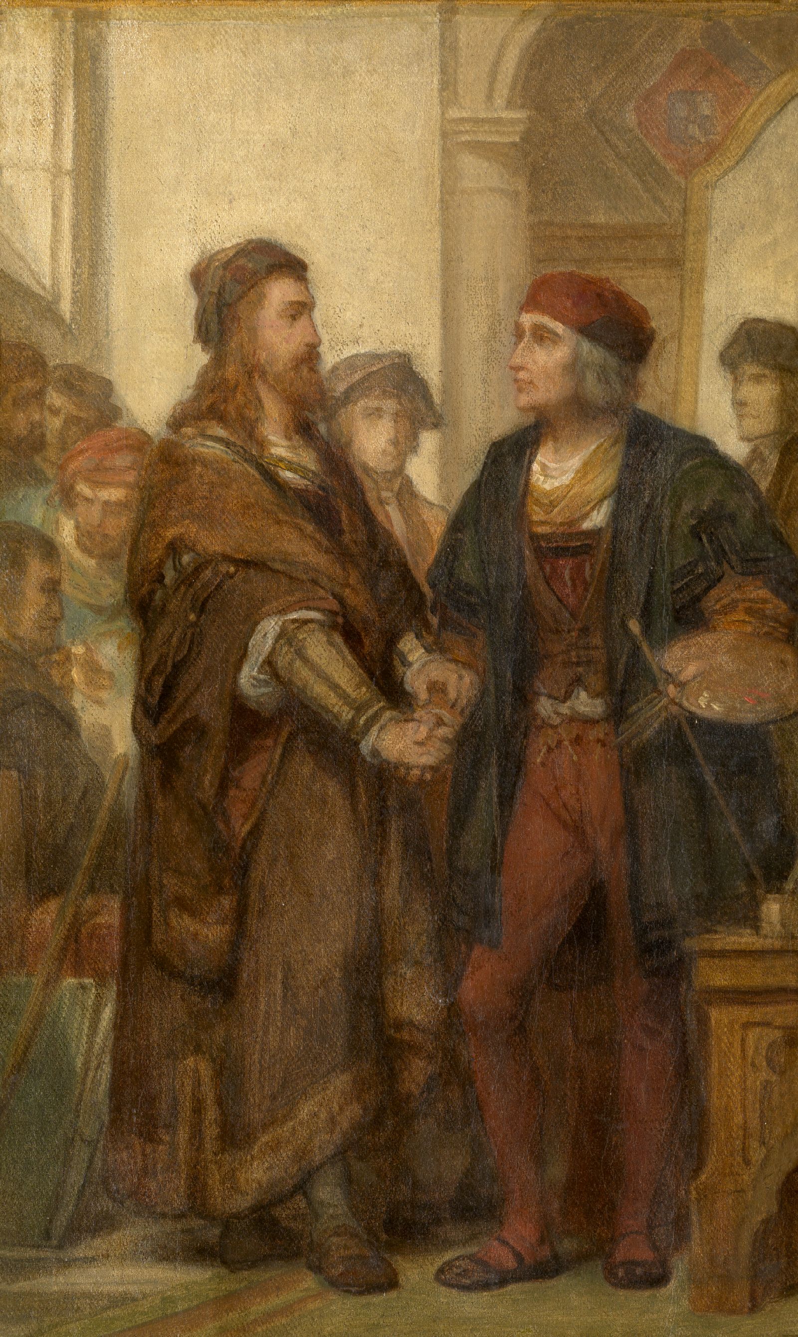 Nicaise De Keyser, Albrecht Dürer Visiting Quinten Massijs