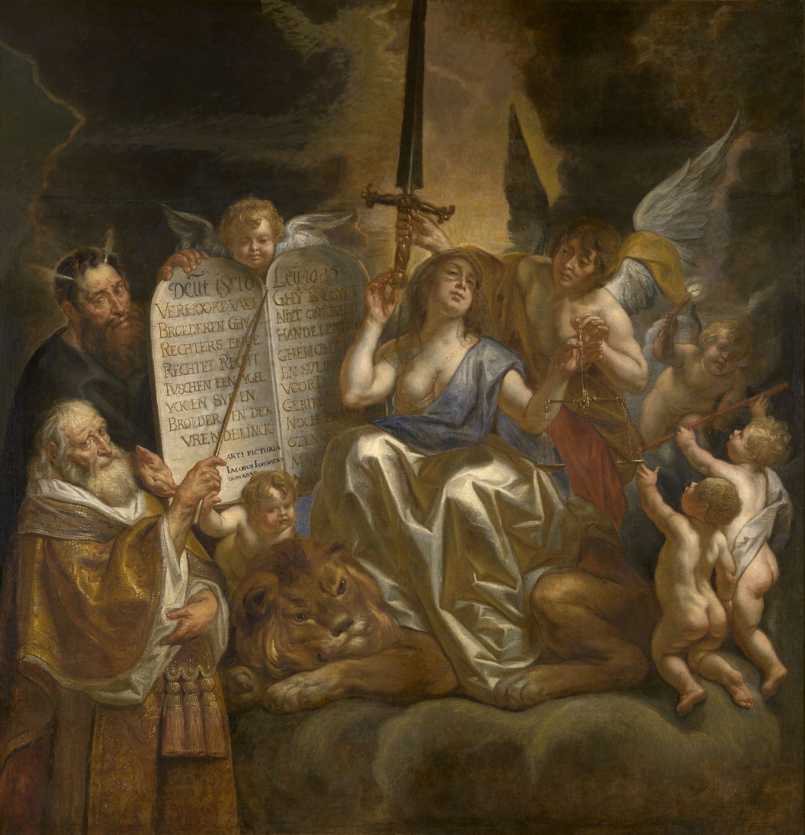 Jacob Jordaens I, Human Law Founded on the Divine Justice