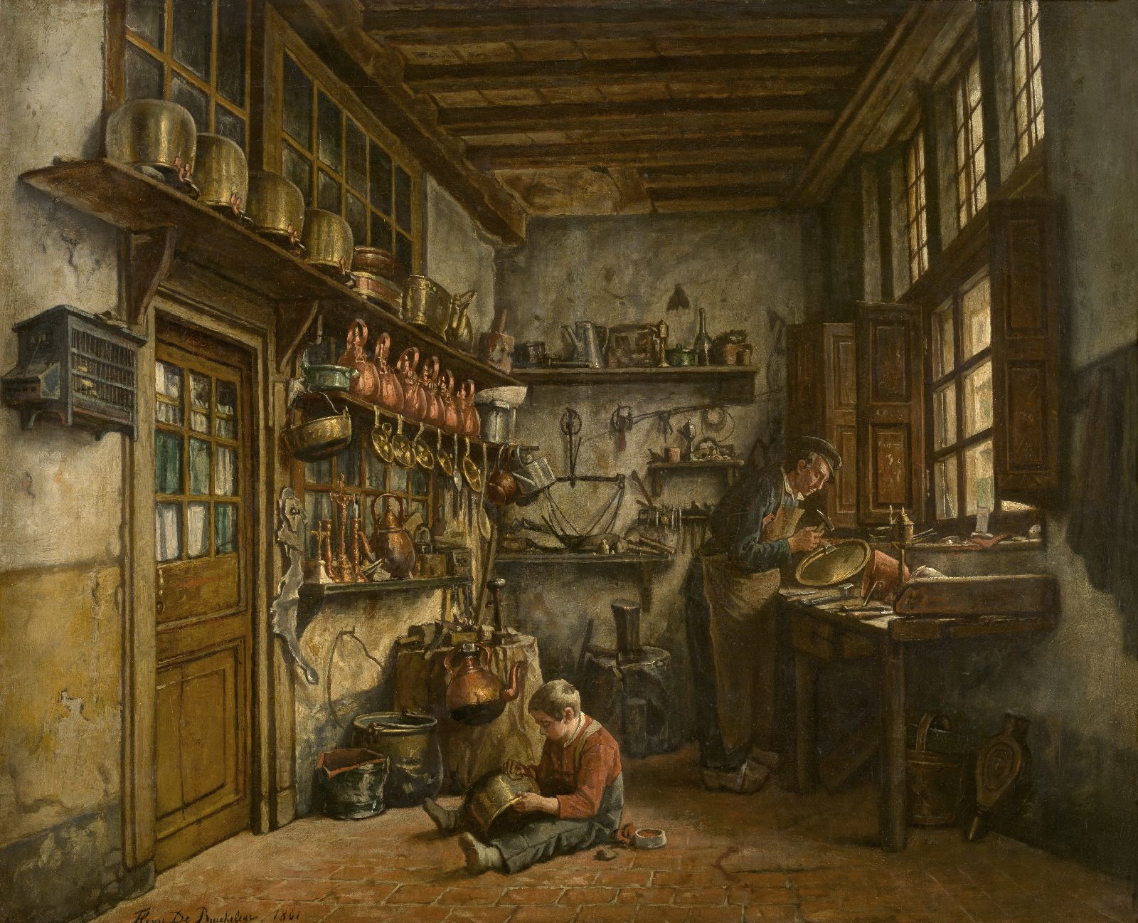 Henri De Braekeleer, The Tinker