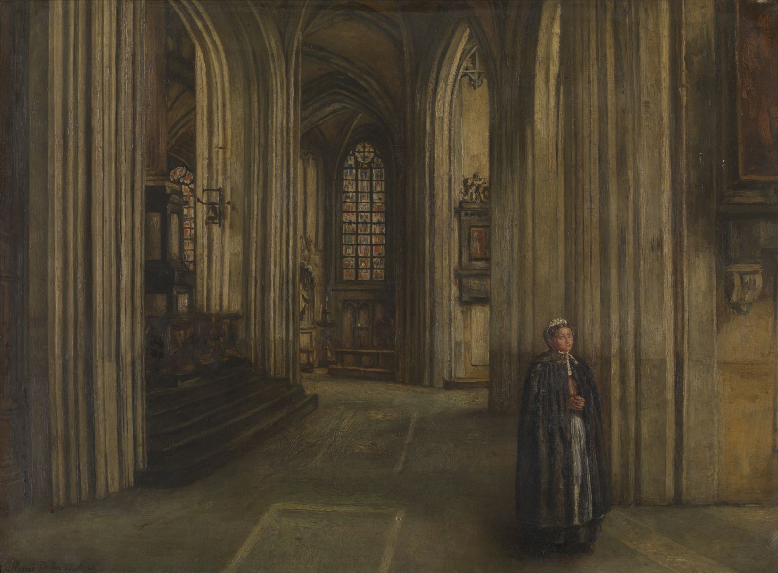 Henri De Braekeleer, Interior of a Church