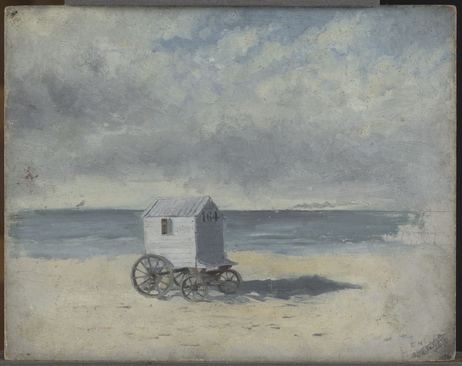 James Ensor, Bathing Hut on the Beach