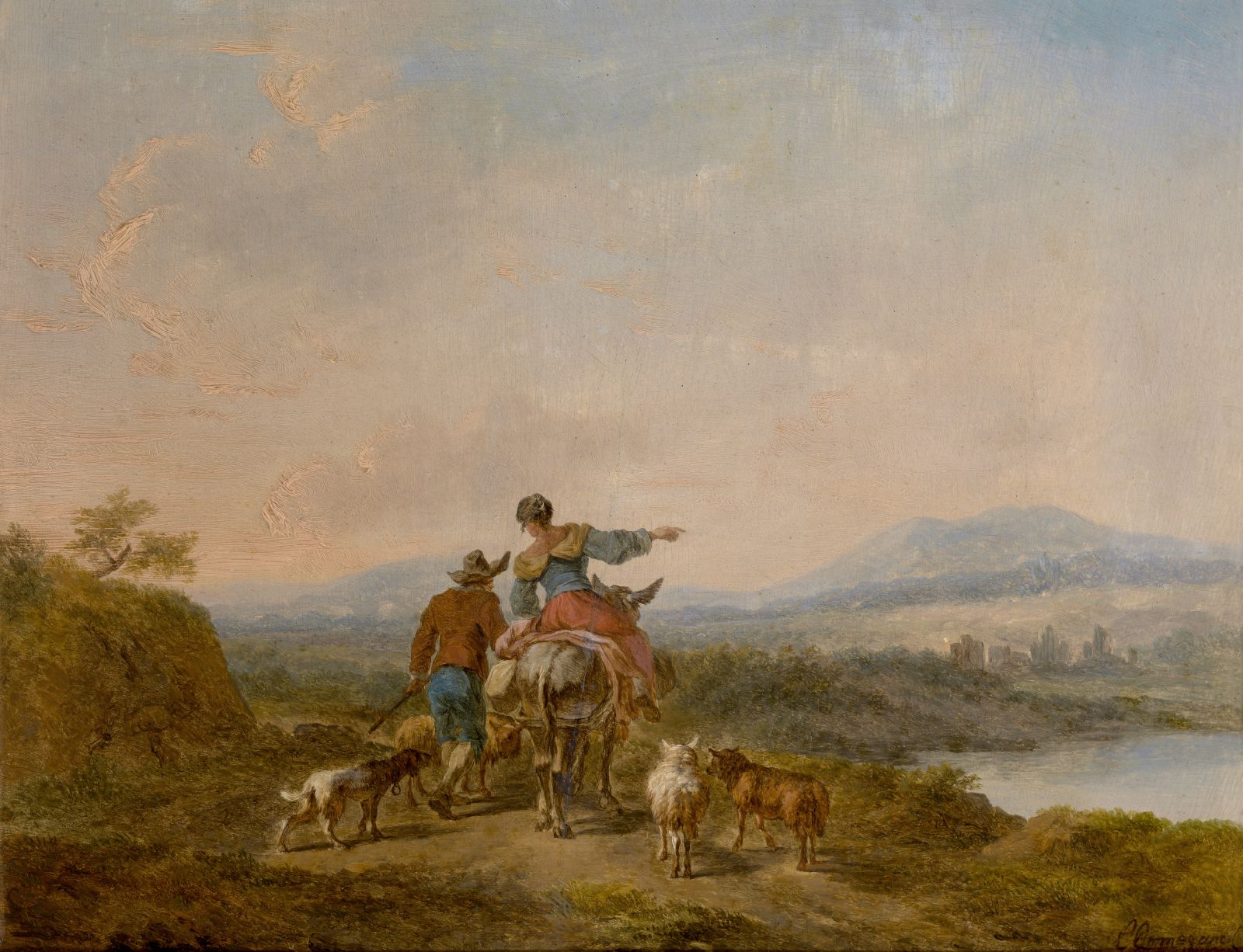 Balthasar Paul Ommeganck, Landscape with Figures