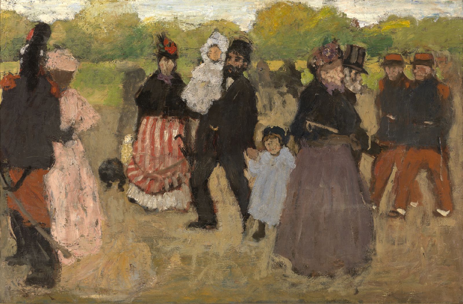 Henri Evenepoel, Sunday at the Bois de Boulogne