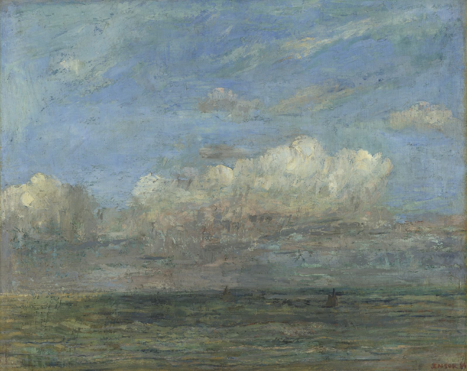 James Ensor, The White Cloud