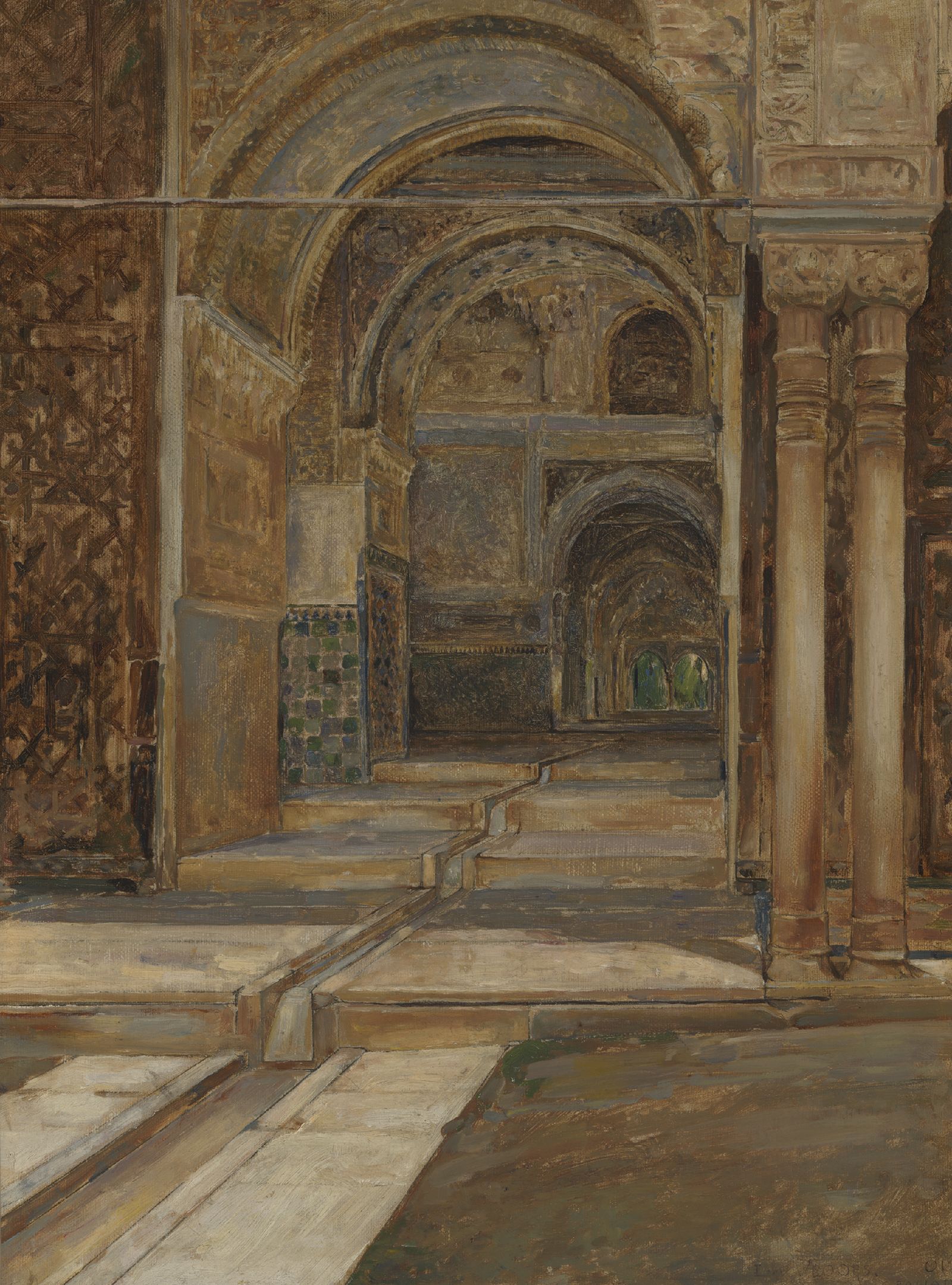 Emile Vloors, The Alhambra in Granada