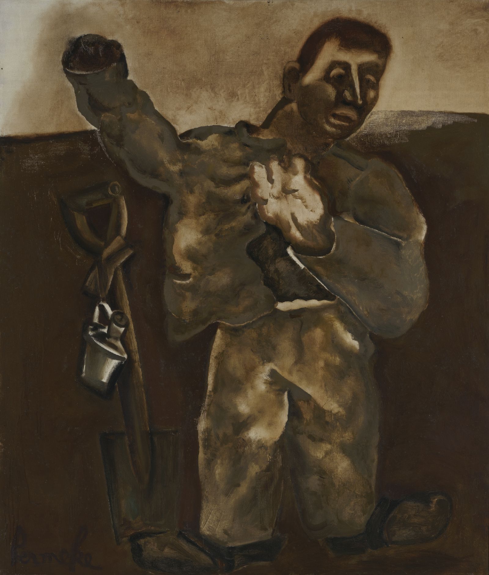 Constant Permeke, The Man with the Jacket