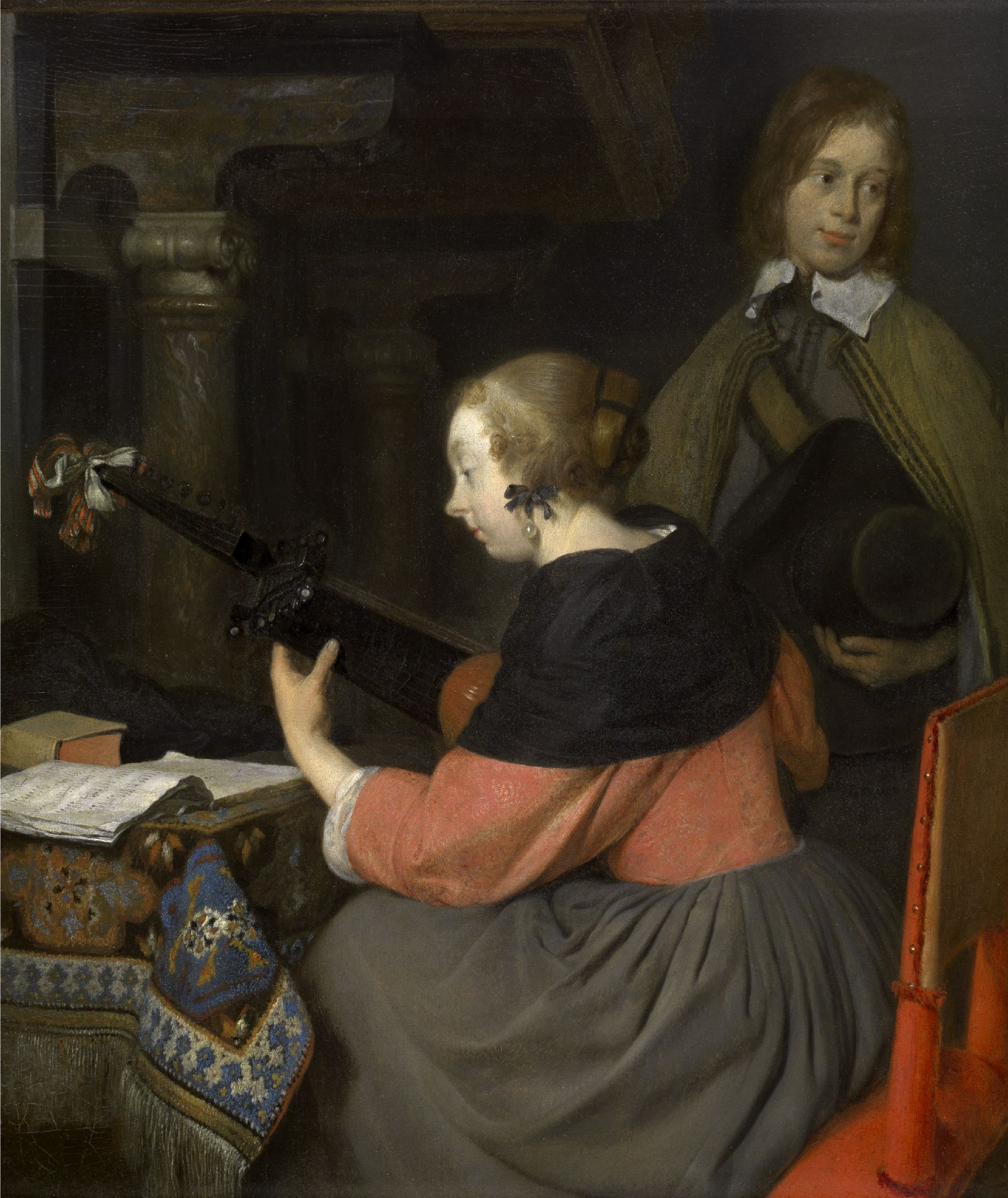 Gerard ter Borch II, Lute Player
