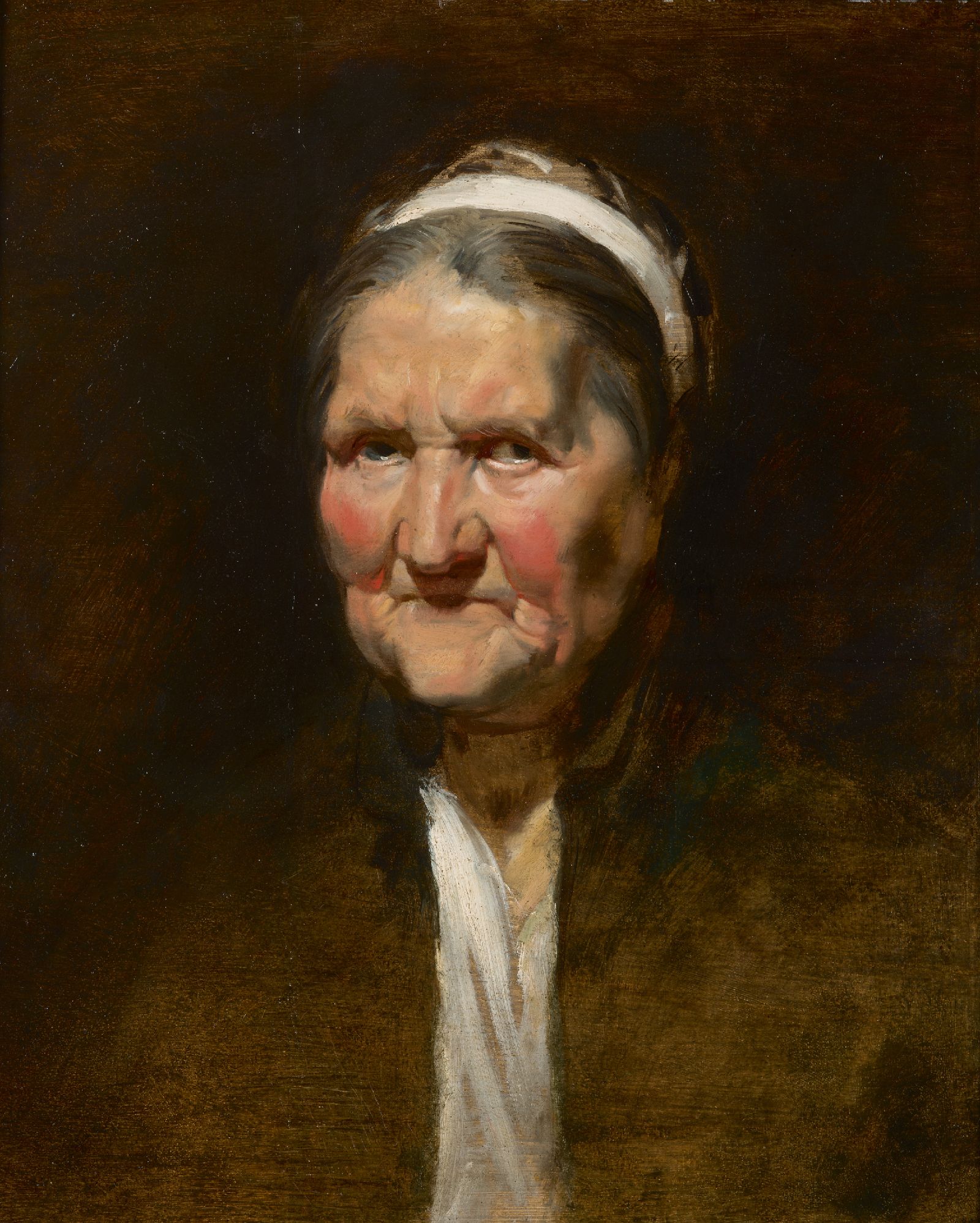 Peter Paul Rubens, Head Study of an Old Woman Seen from the Front