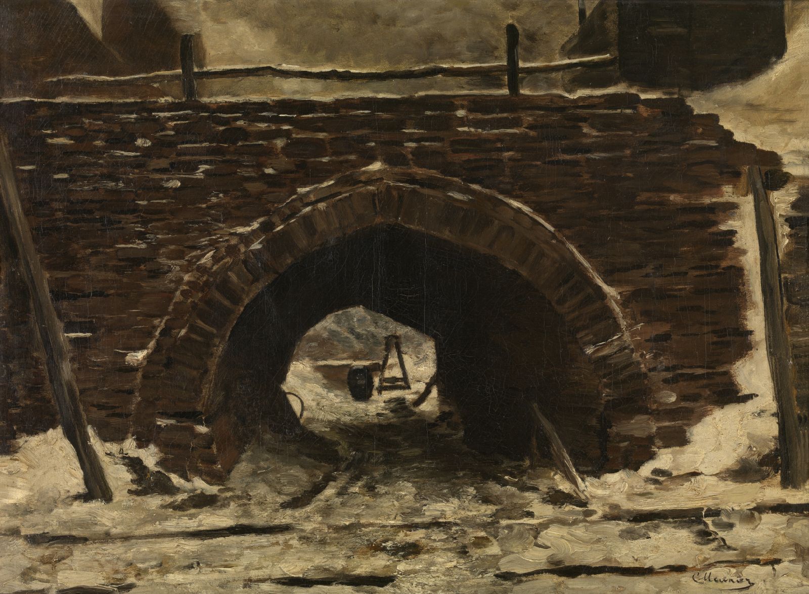 Constantin Meunier, An Old Bridge
