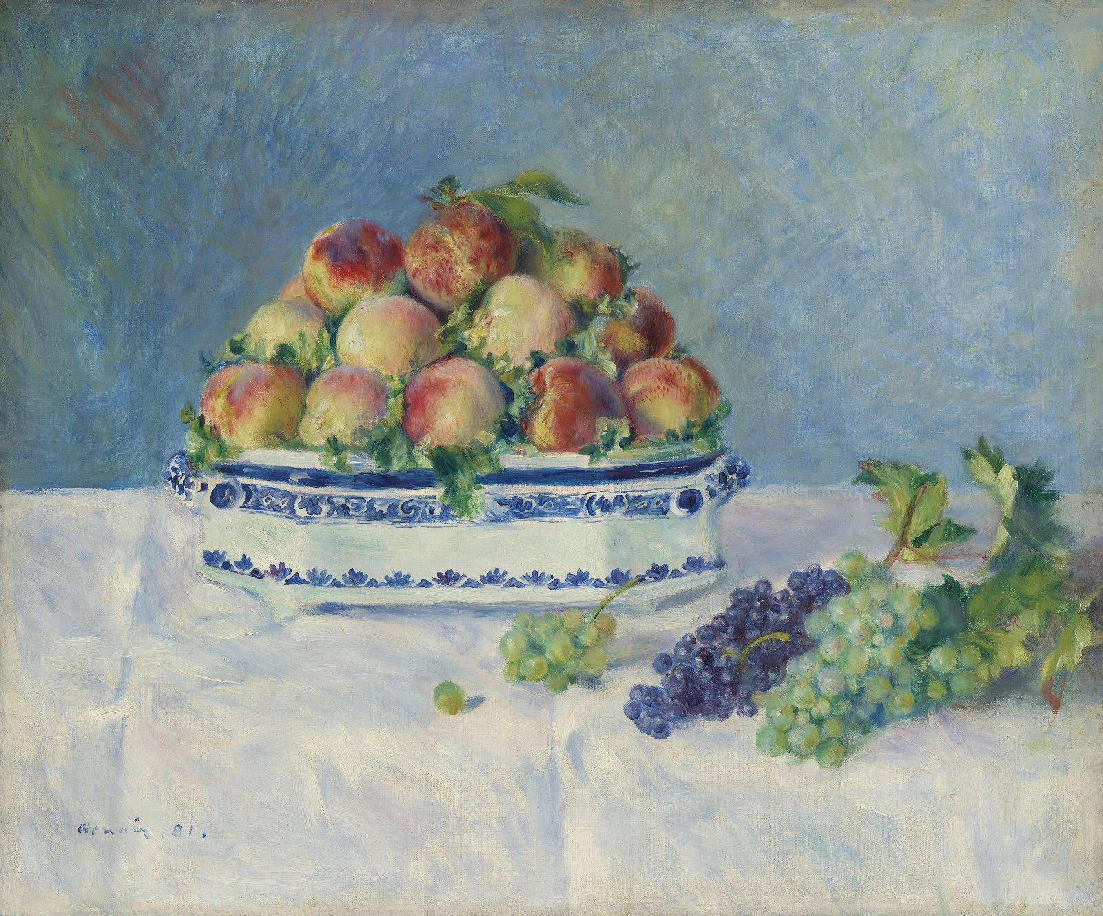 Auguste Renoir, Still Life with Peaches and Grapes