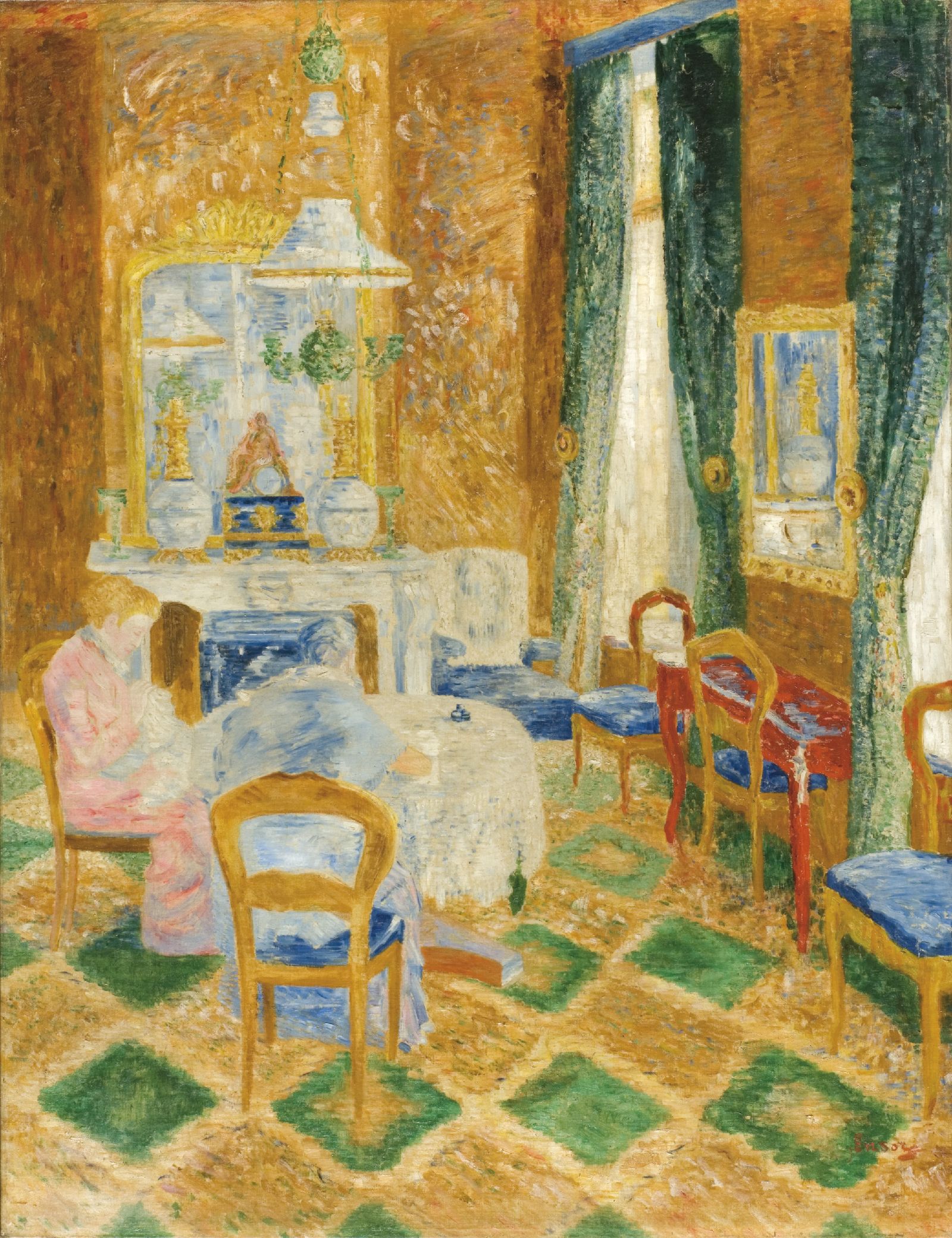 James Ensor, The Bourgeois Salon (second version)