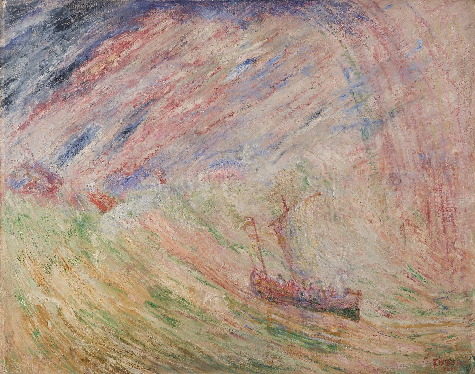 James Ensor, Christ Calming the Storm