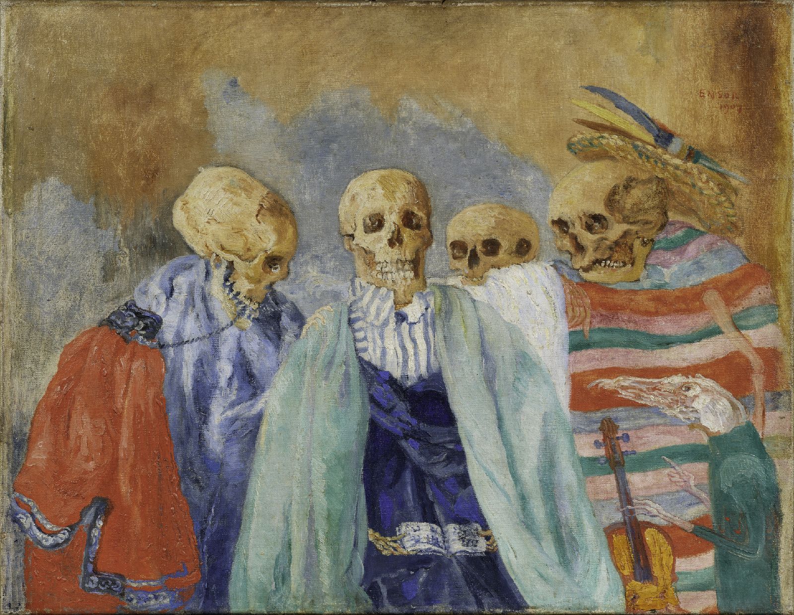 James Ensor, Skeletons Musicians