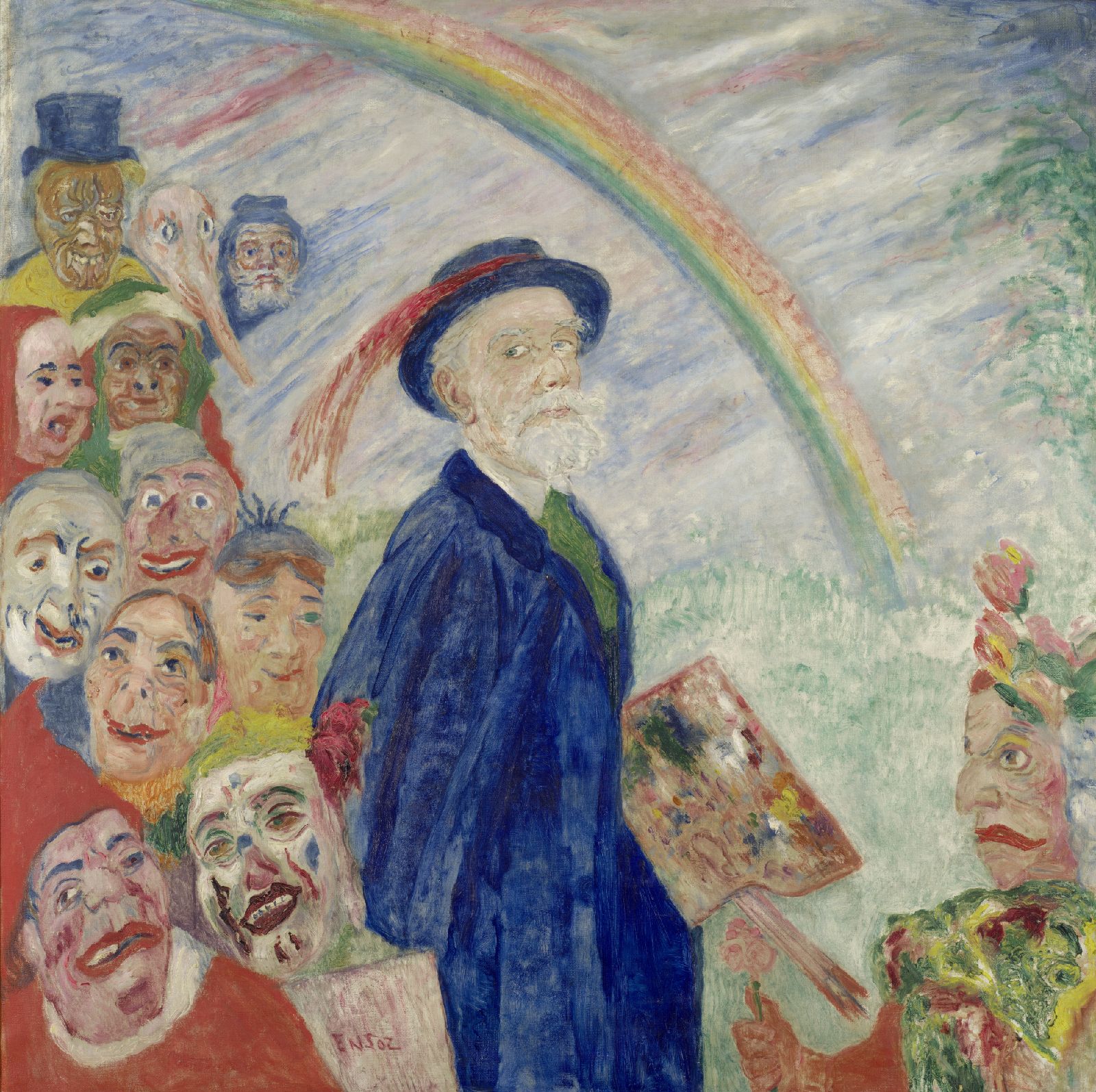James Ensor, Ensor and the Masks