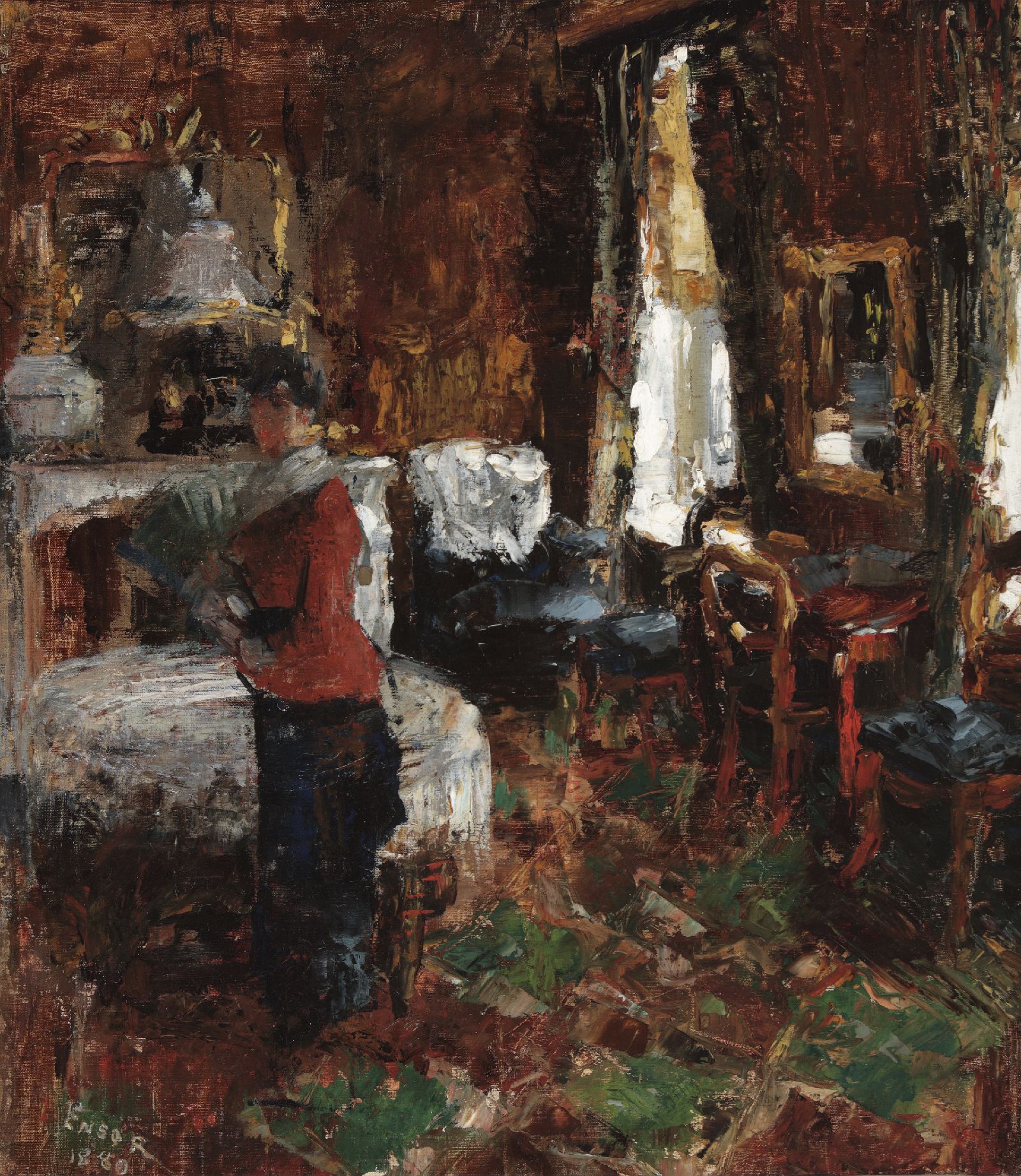 James Ensor, The Bourgeois Salon (sketch)