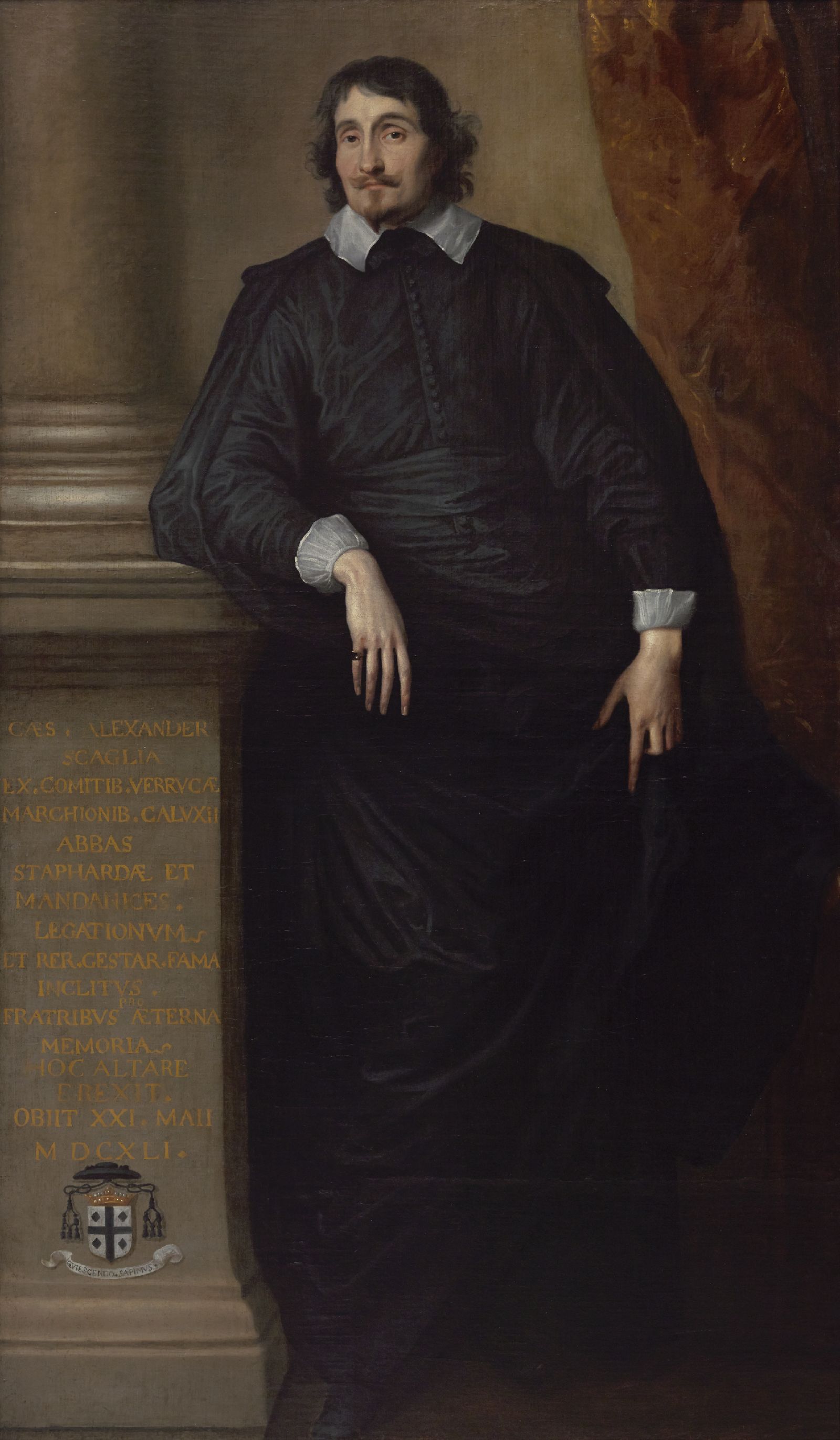 Anthony van Dyck, Cesare Alessandro Scaglia di Verrua, Abbé of Staffarda and Mandanici