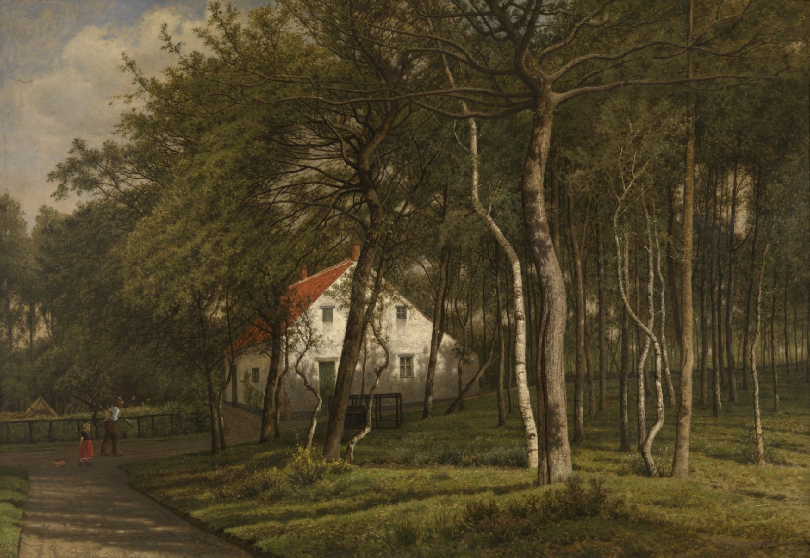 Jean Pierre François Lamorinière, A Forester Cottage in Putte