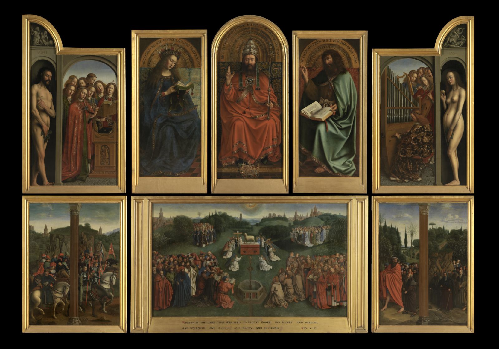 Jan van Eyck, The Adoration of the Lamb