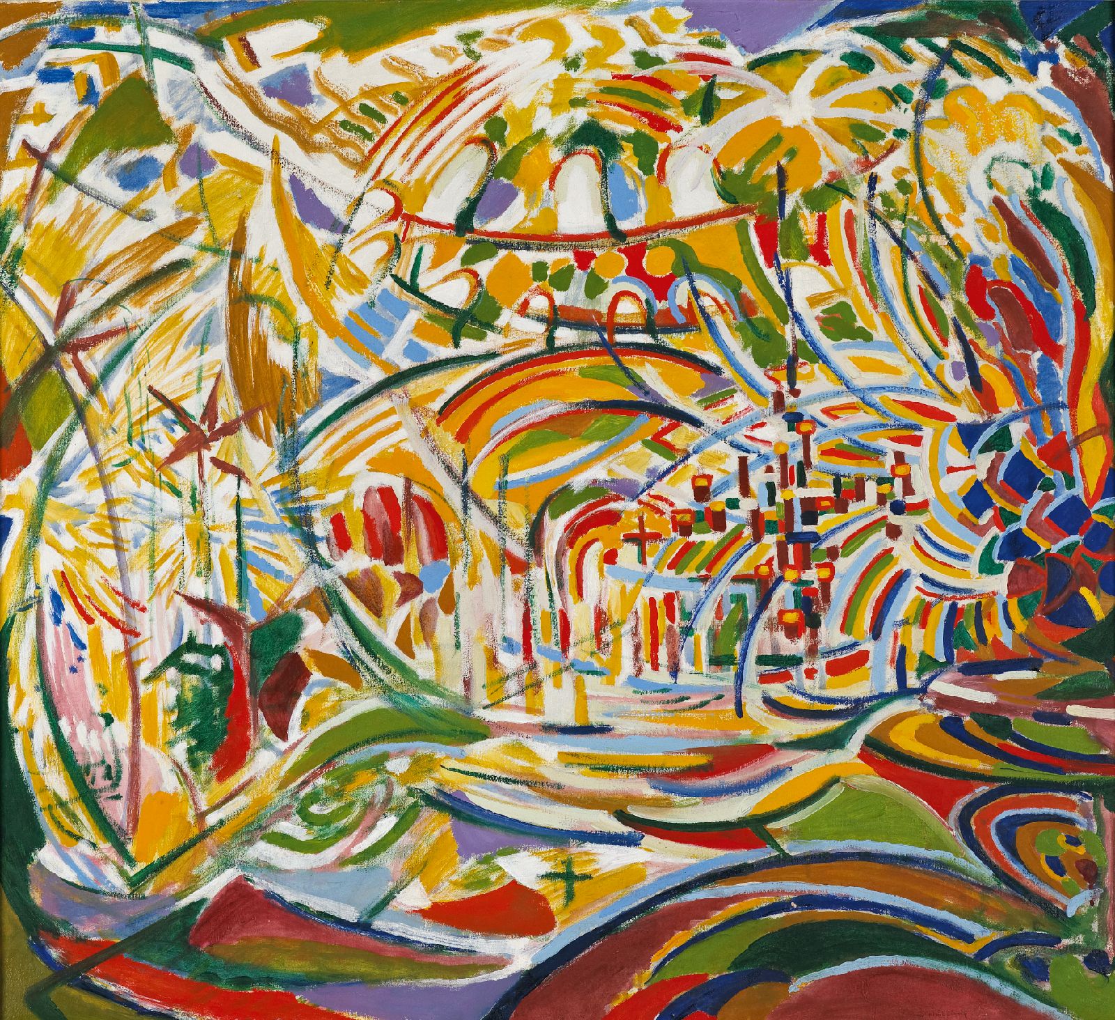 Jules Schmalzigaug, Expression of Colour and Movement: Interior of St Marks Basilica