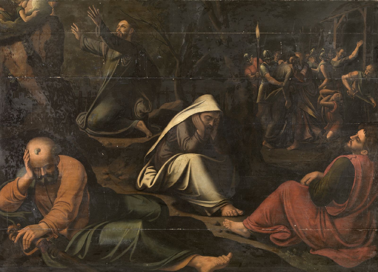Lambert van Noort, Christ in the Garden of Gethsemane