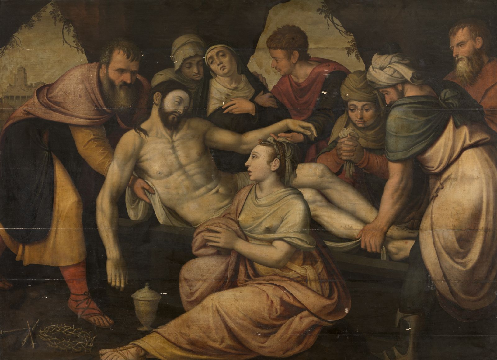 Lambert van Noort, Christ's Entombment