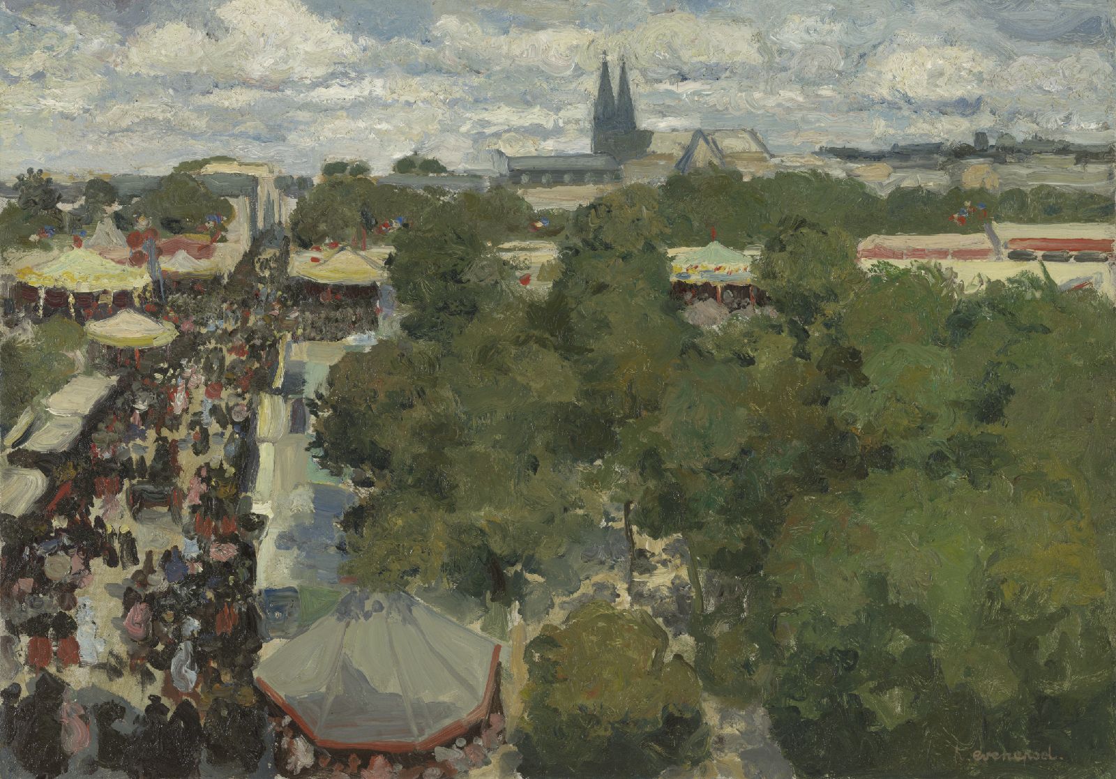 Henri Evenepoel, Sunday Fair at Les Invalides