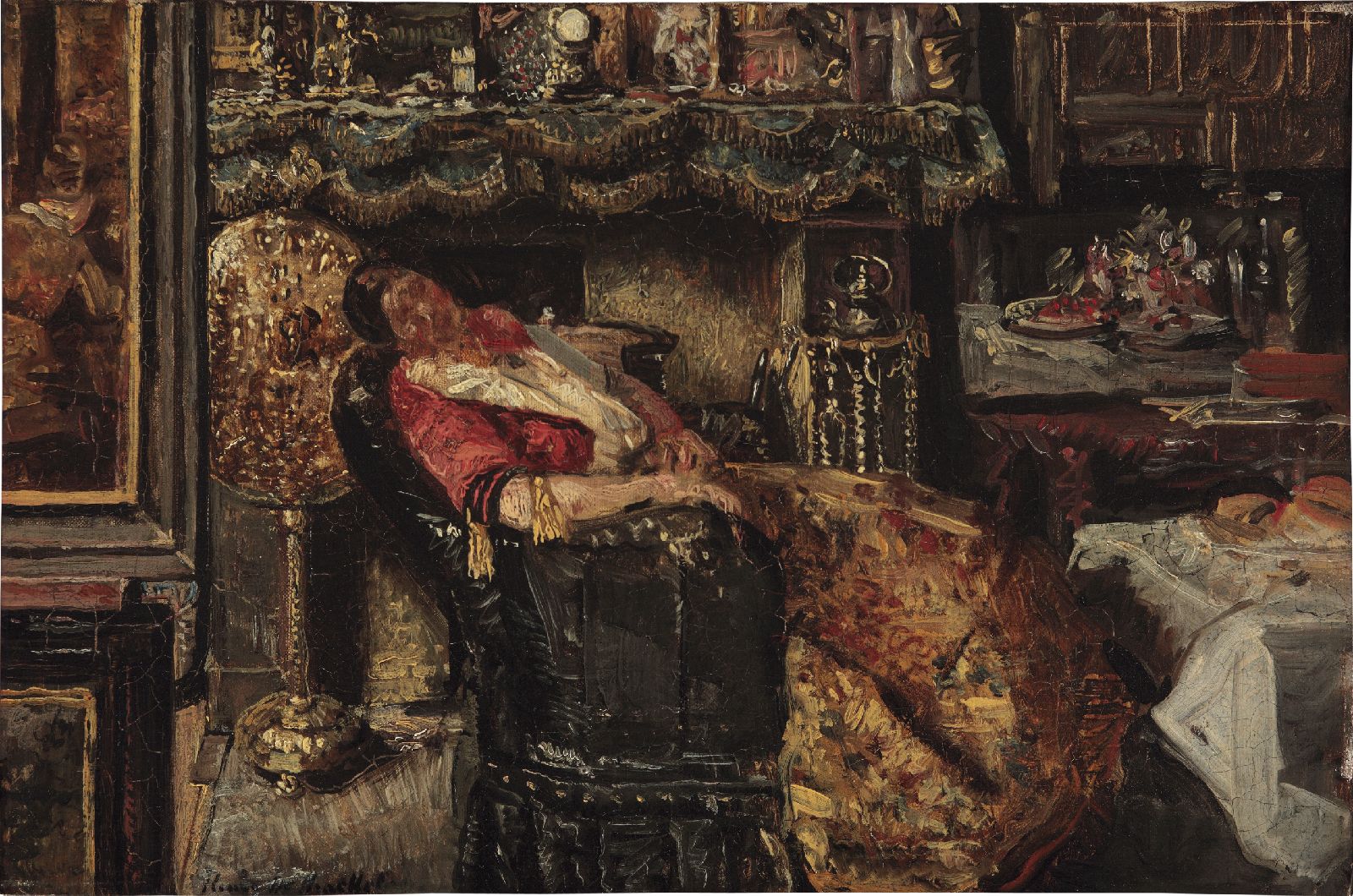 Henri De Braekeleer, The Siesta / Sleeping Model