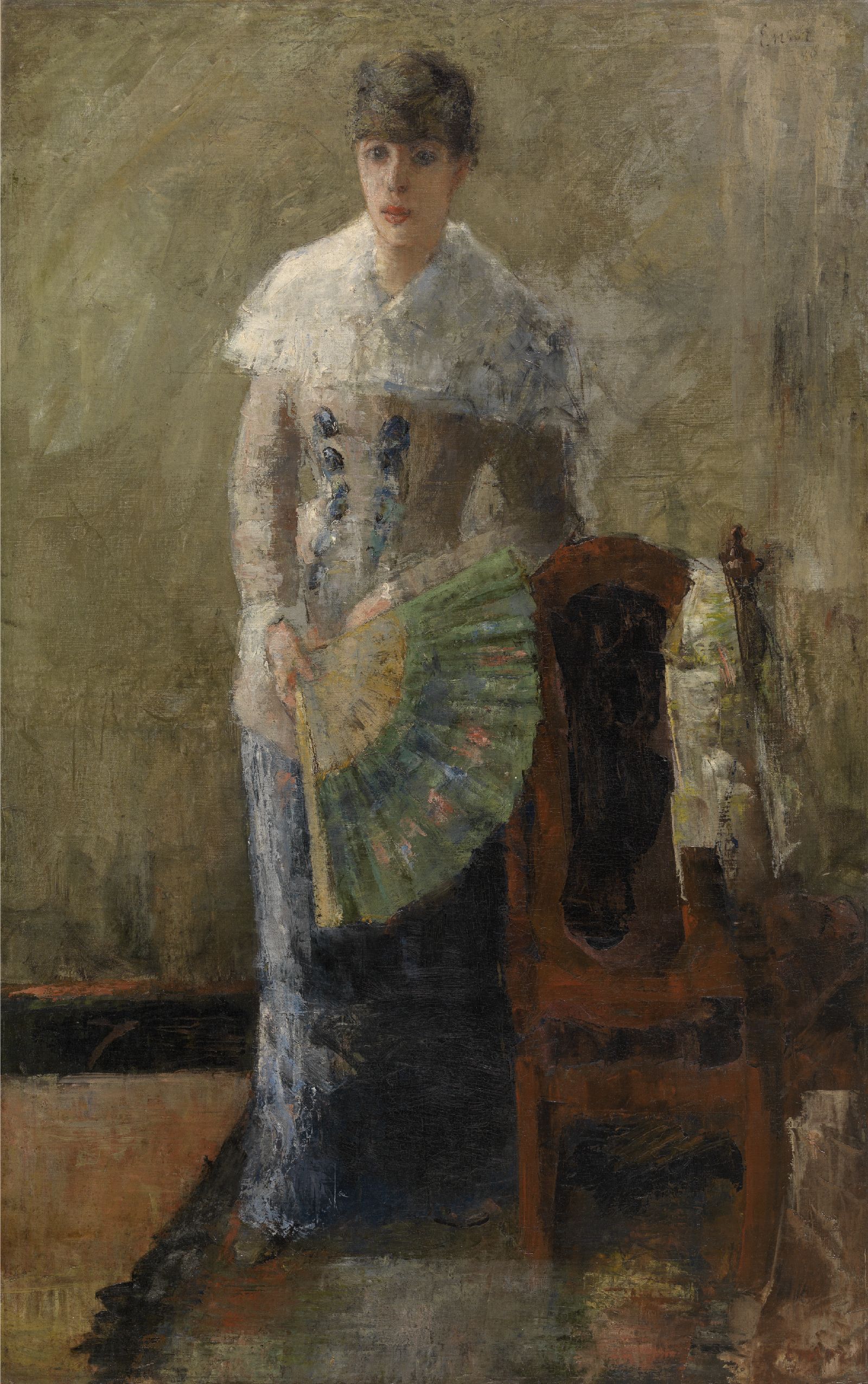 James Ensor, Lady with the Fan
