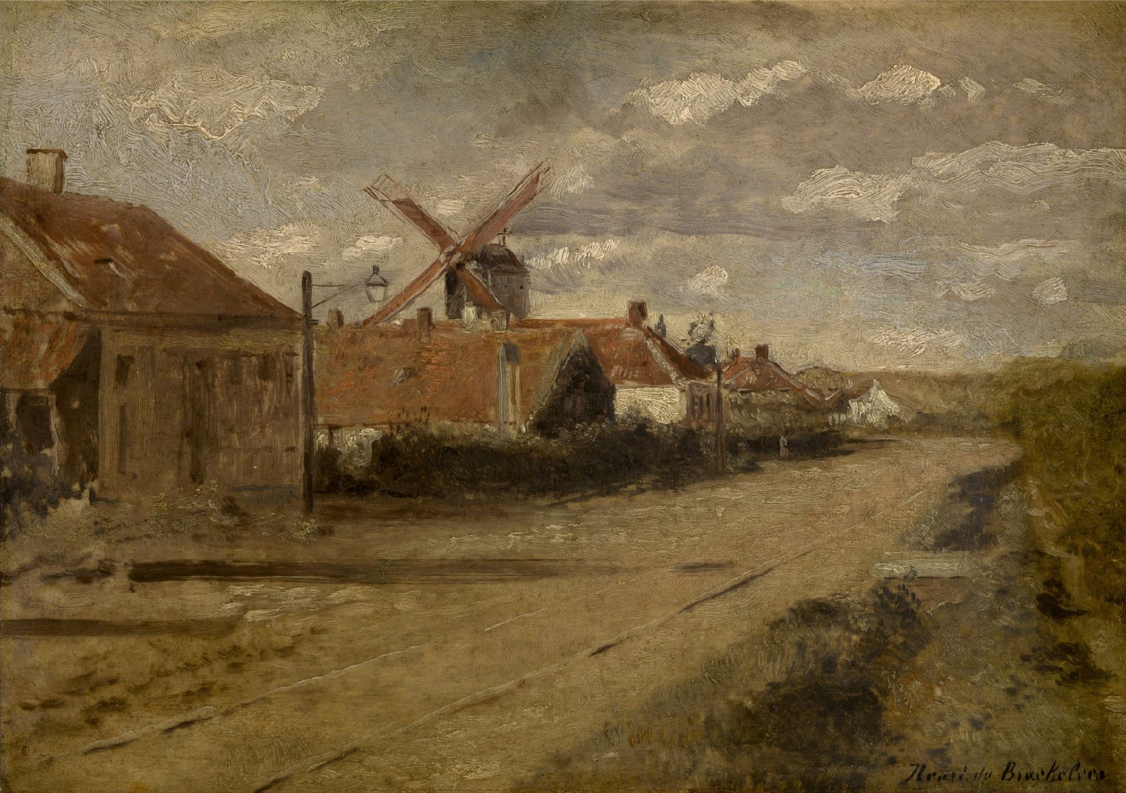 Henri De Braekeleer, The Mill at Kiel