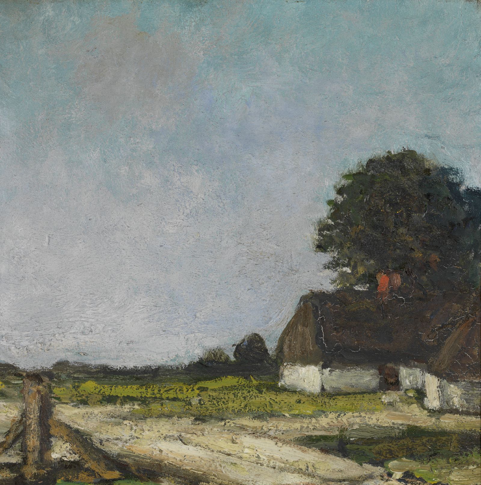 Jakob Smits, View in the Kempen with a Plank Bridge