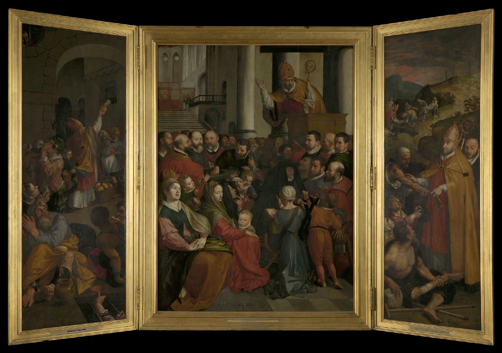 Ambrosius Francken I, Altarpiece of the Guild of the Smiths