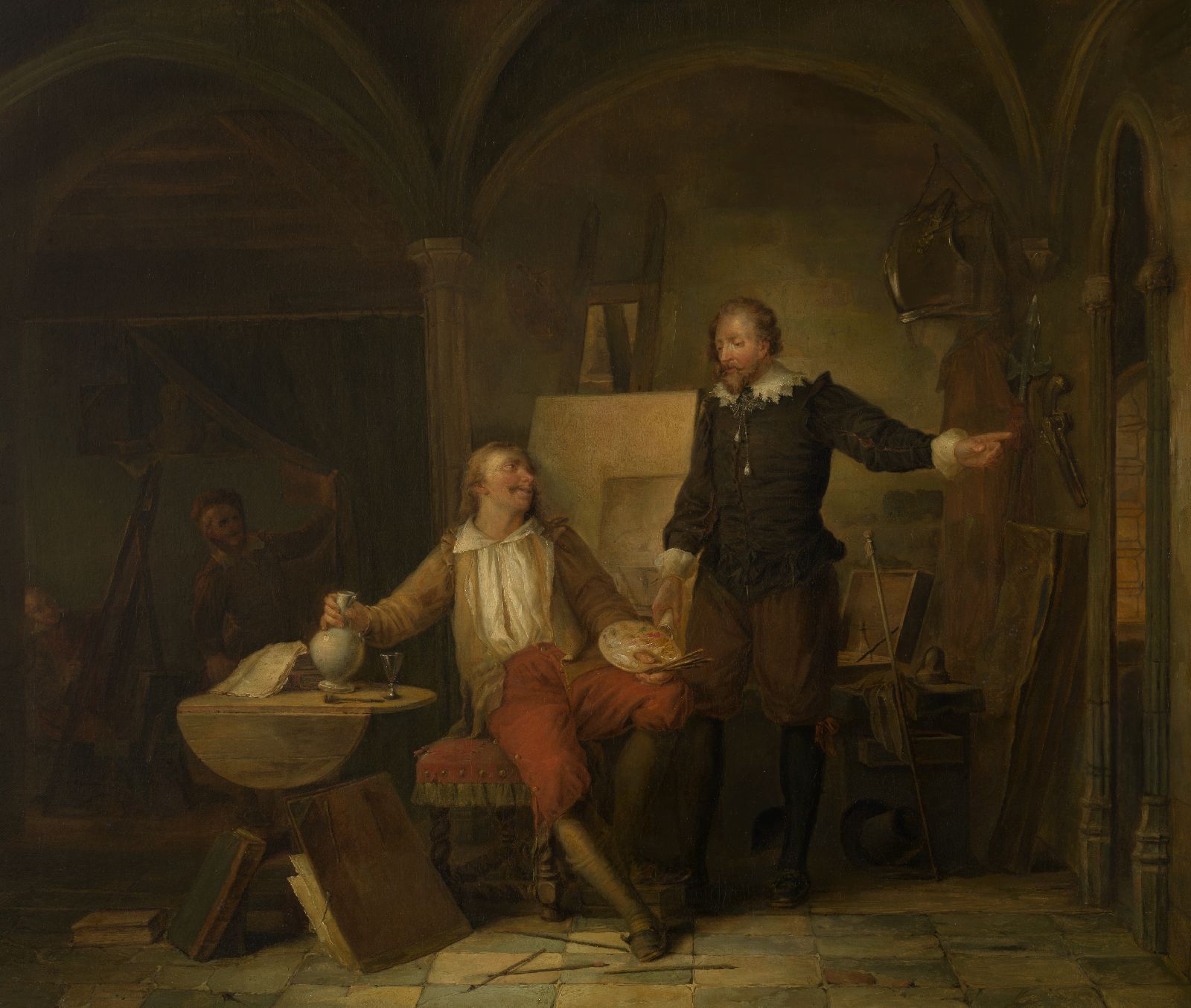 Nicaise De Keyser, The Studio of the Painter Joos van Craesbeeck