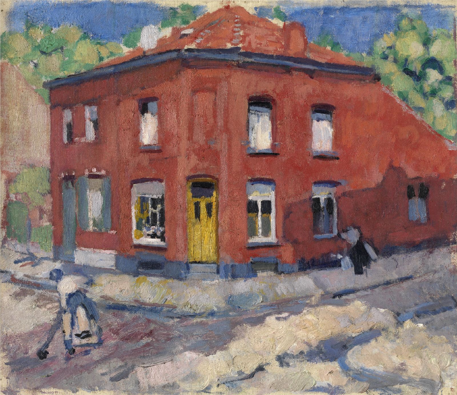 Rik Wouters, The Red House, Late Snow