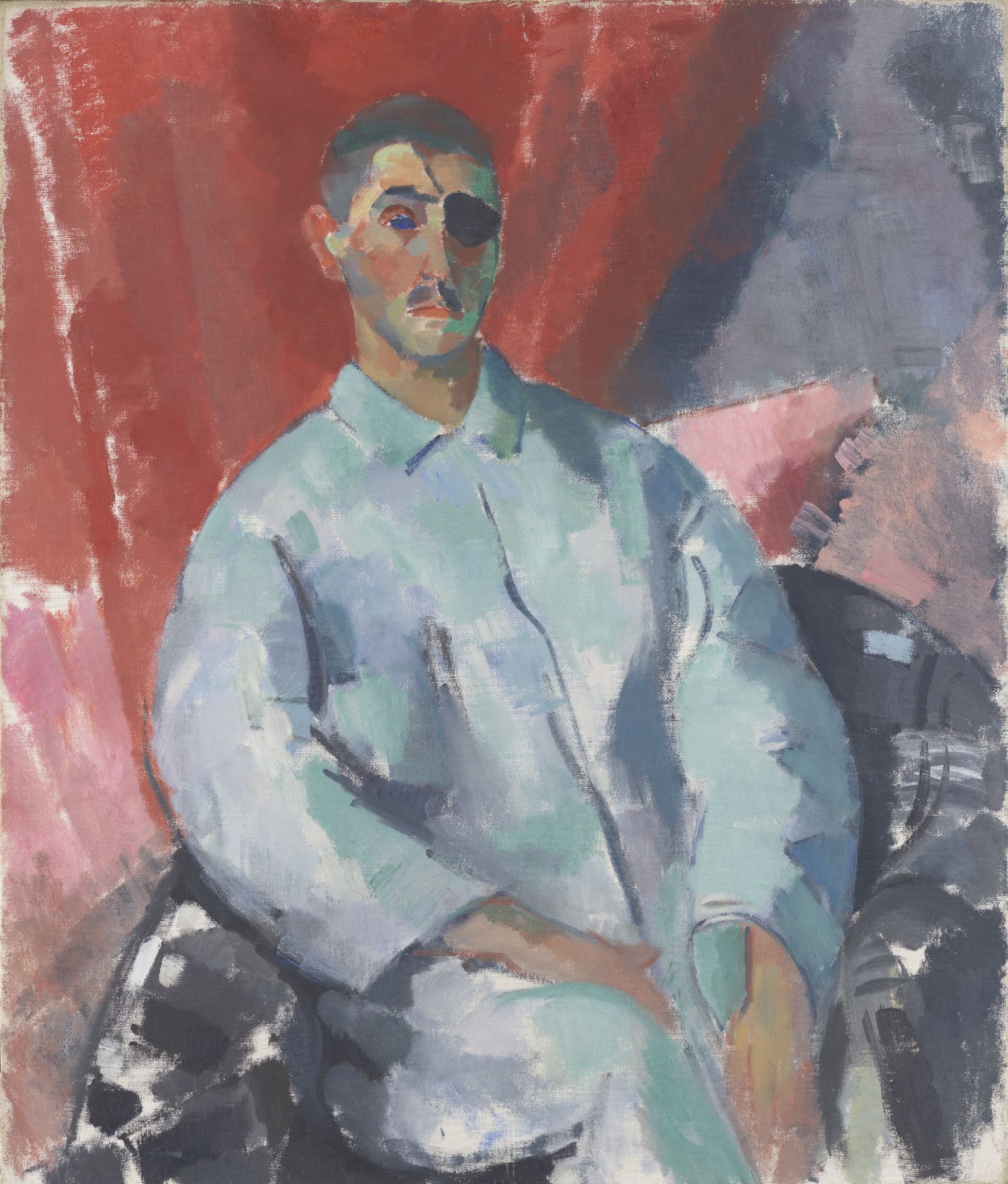 Rik Wouters, Self Portrait with Black Eye Patch