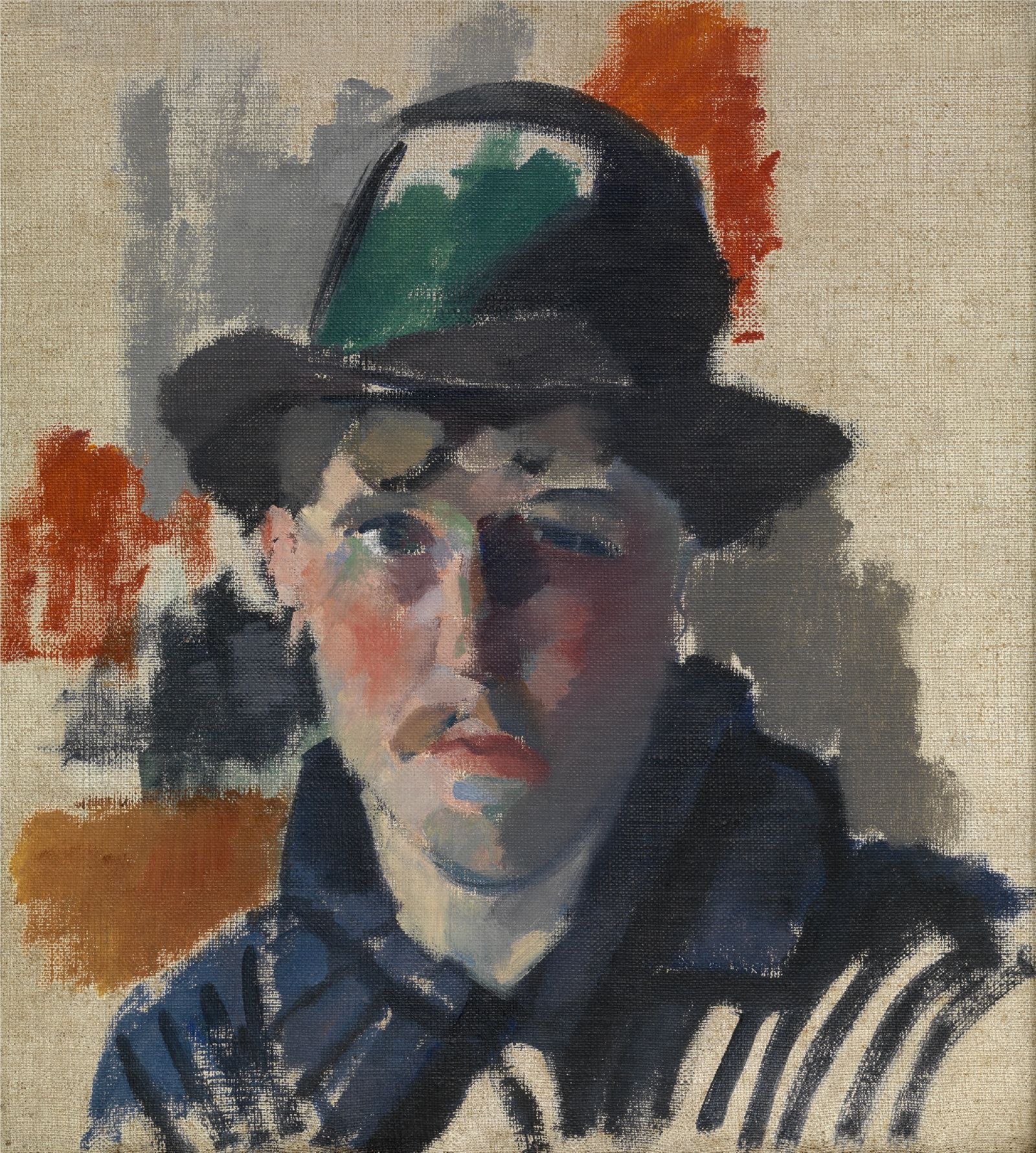 Rik Wouters, Self Portrait in a Green Hat