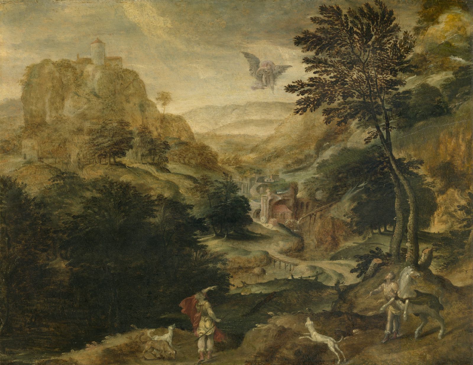 Paul Bril, The Rape of Ganymede