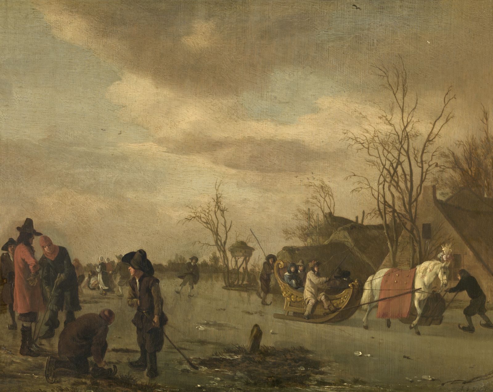 Adriaen van de Velde, Winter Pleasures